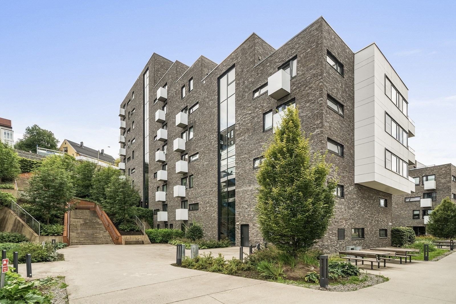 Moderne boligblokk fra 2017 Galleribilde