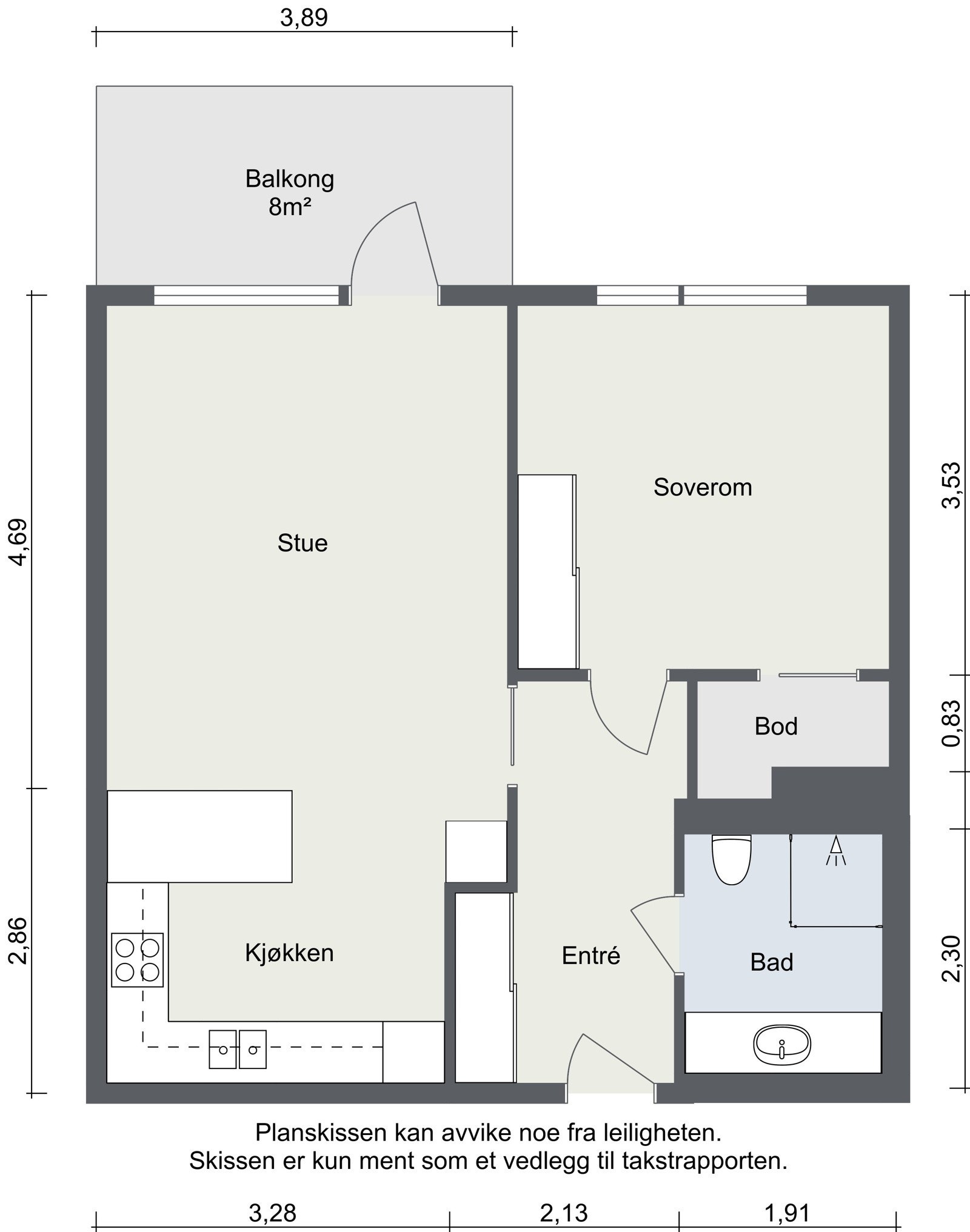 La oss starte med plantegningen så du får orientert deg. Galleribilde