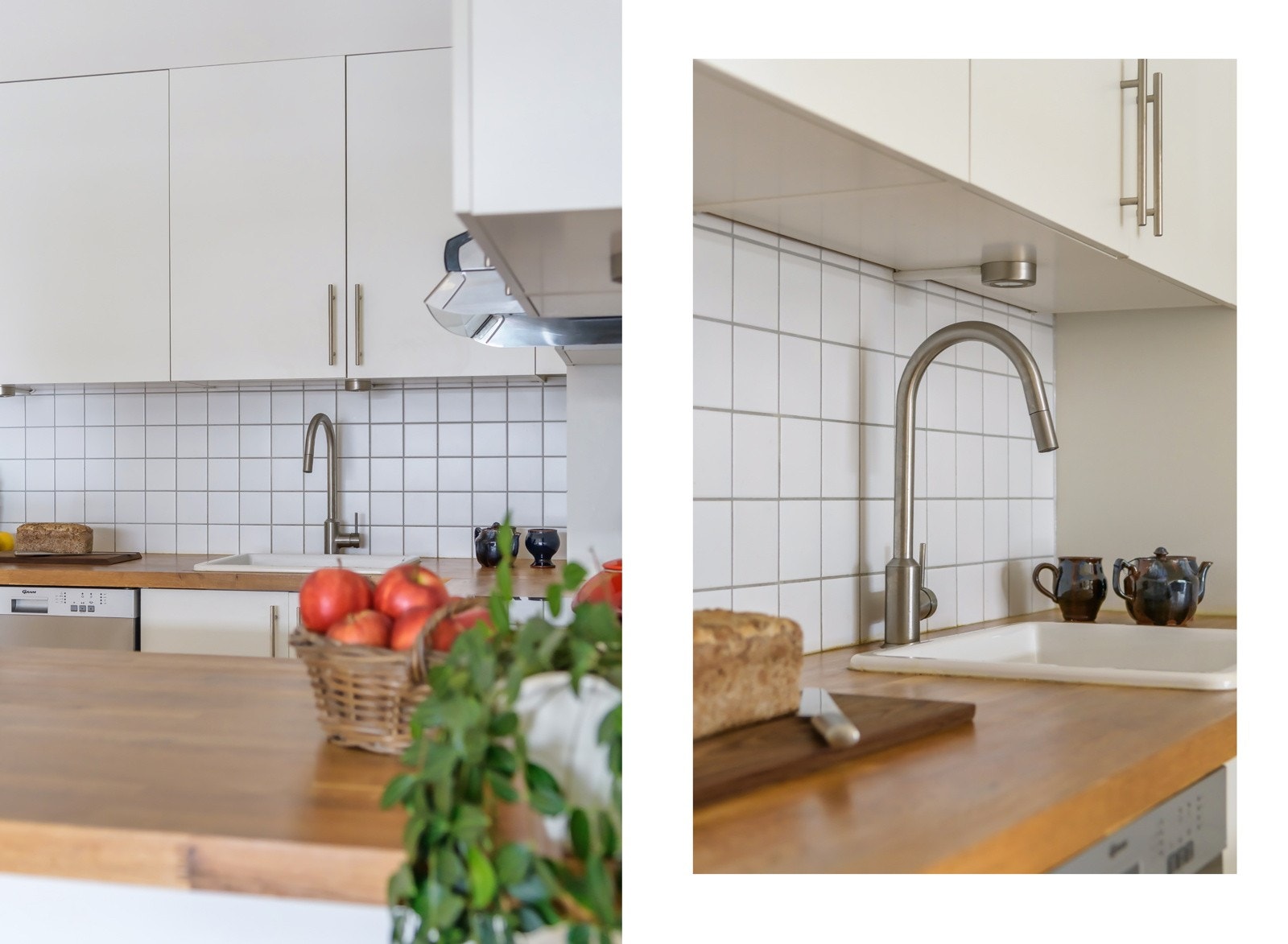 Hvit oppvaskkum. Galleribilde