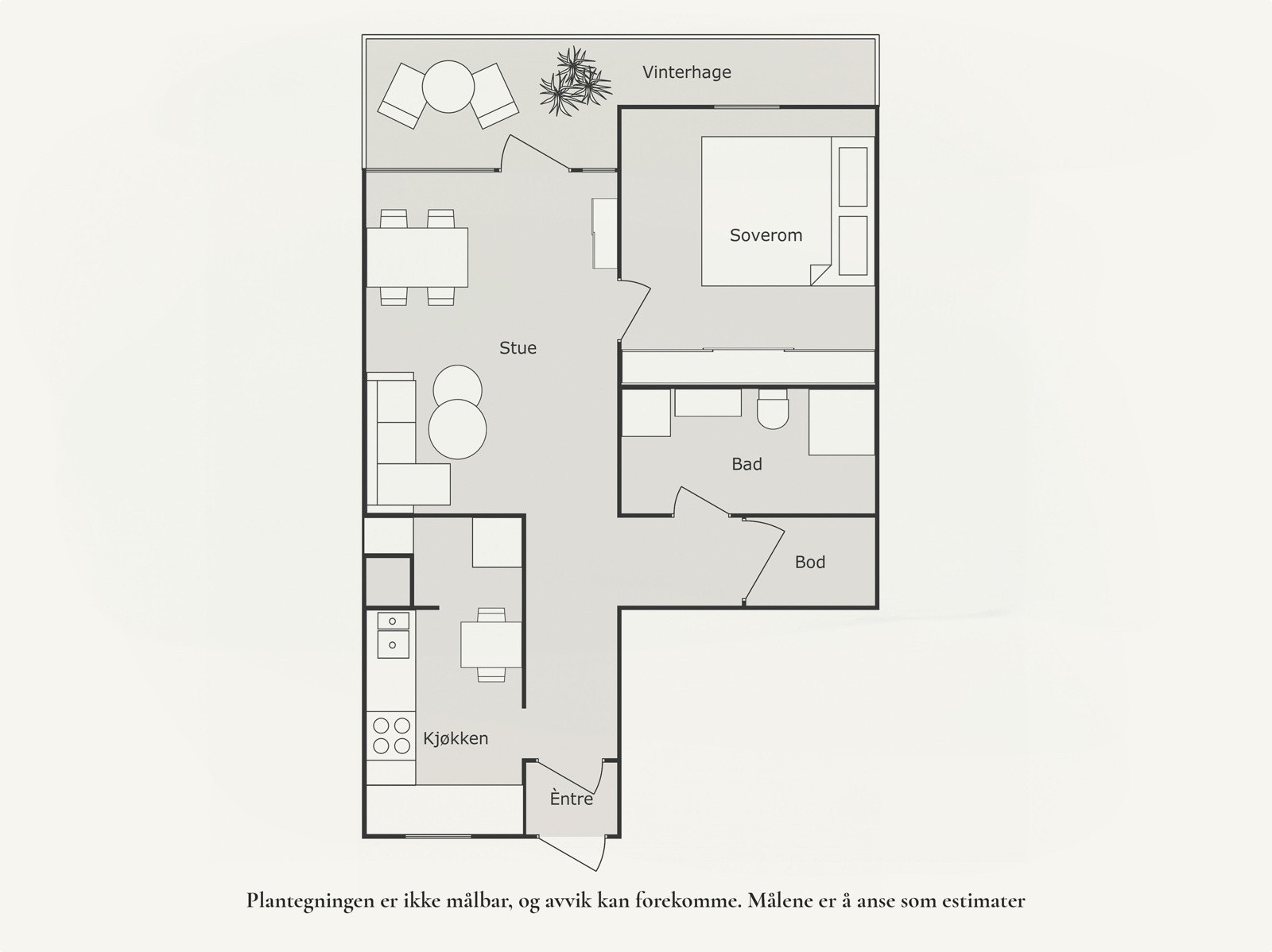 Plantegning Galleribilde