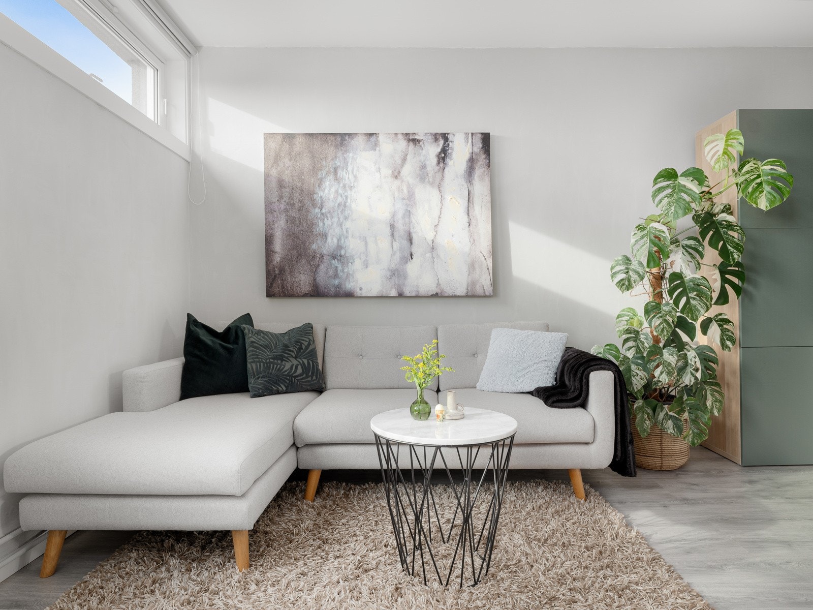 Leiligheten fremstår som normalt godt vedlikeholdt. Galleribilde