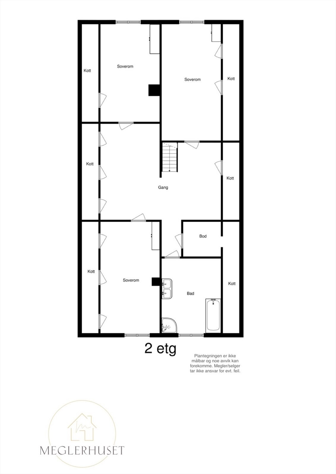 Plantegning 2.etasje. Galleribilde