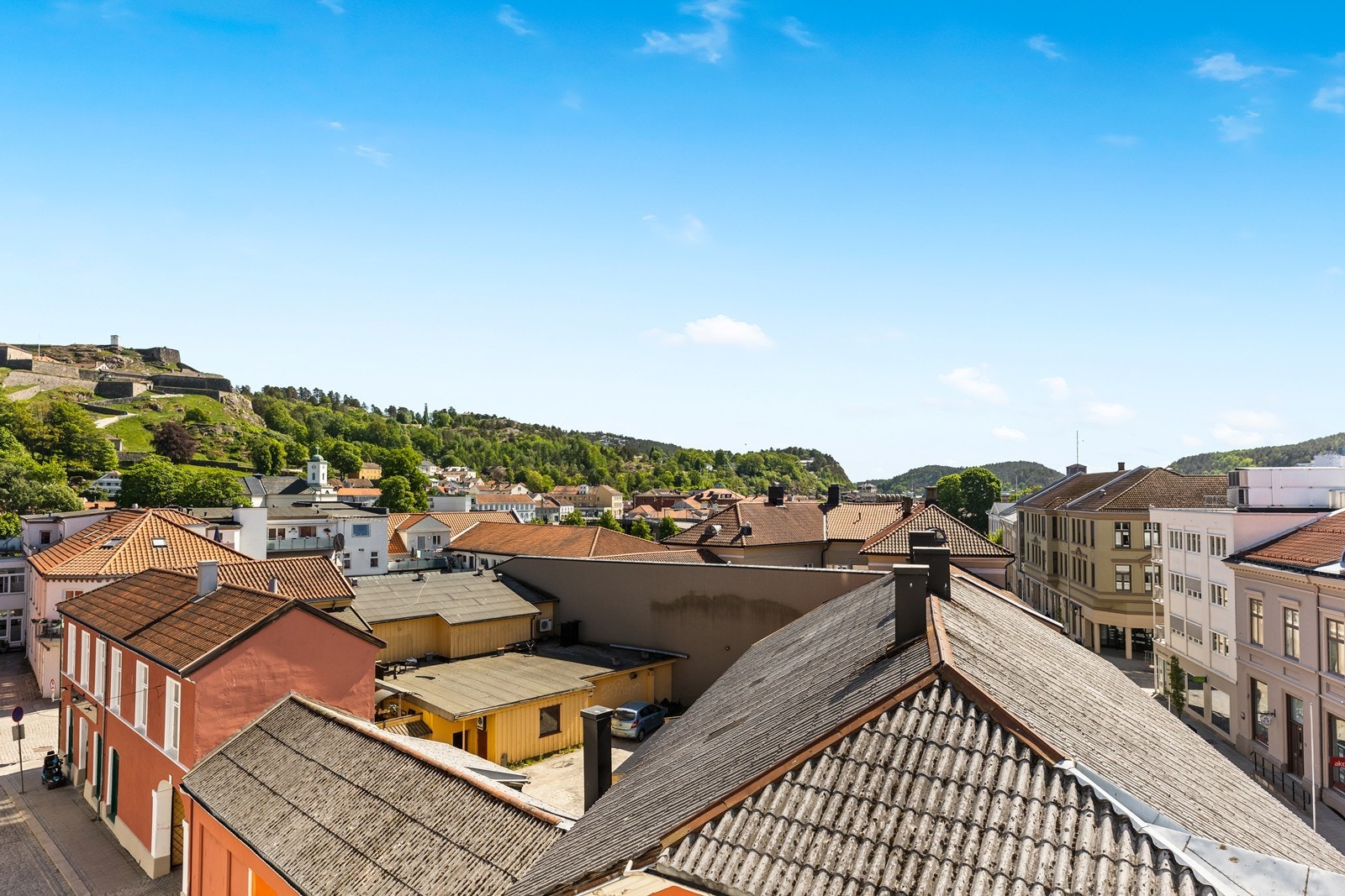 Flott utsikt i flere retninger Galleribilde