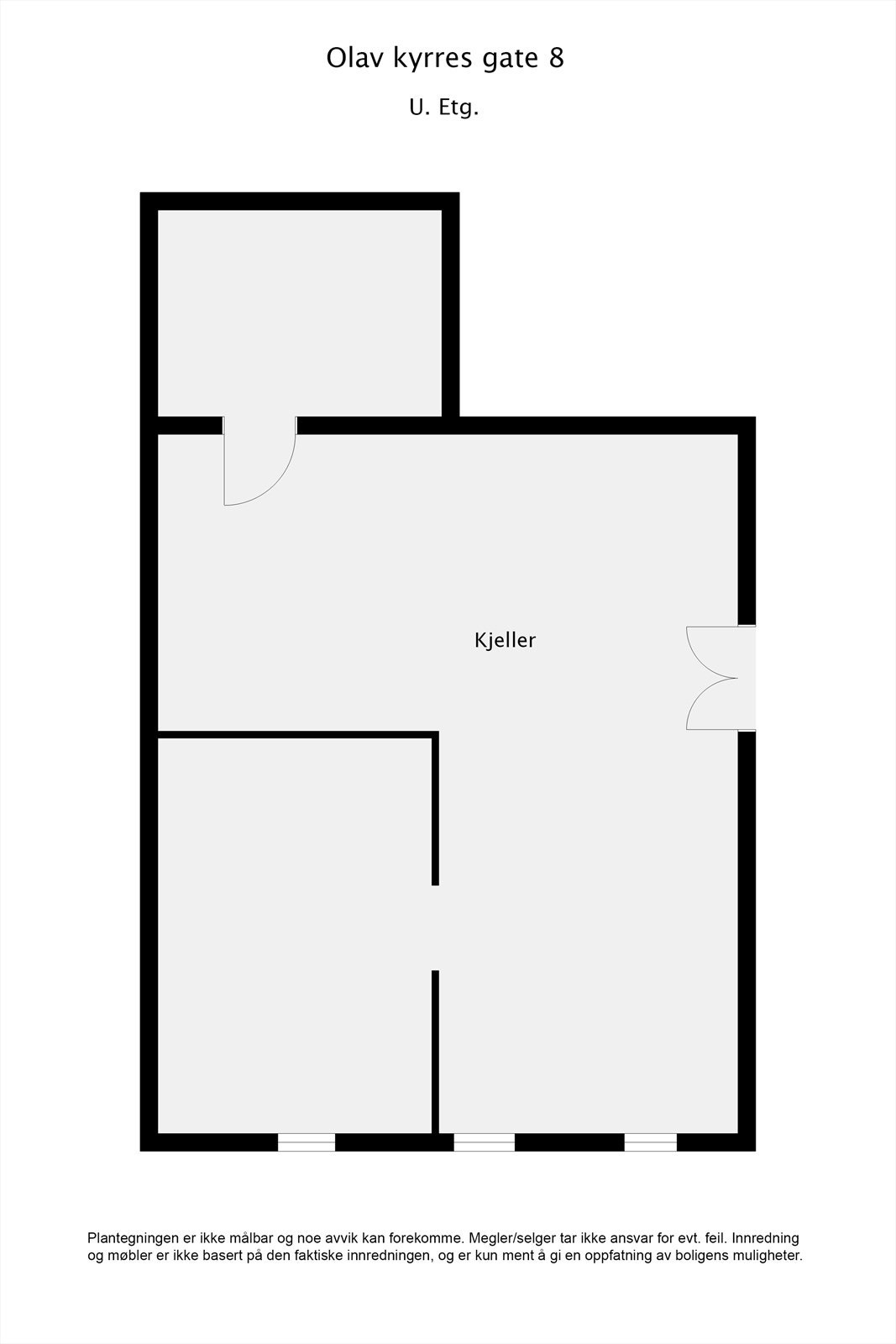 Plantegning kjeller Galleribilde