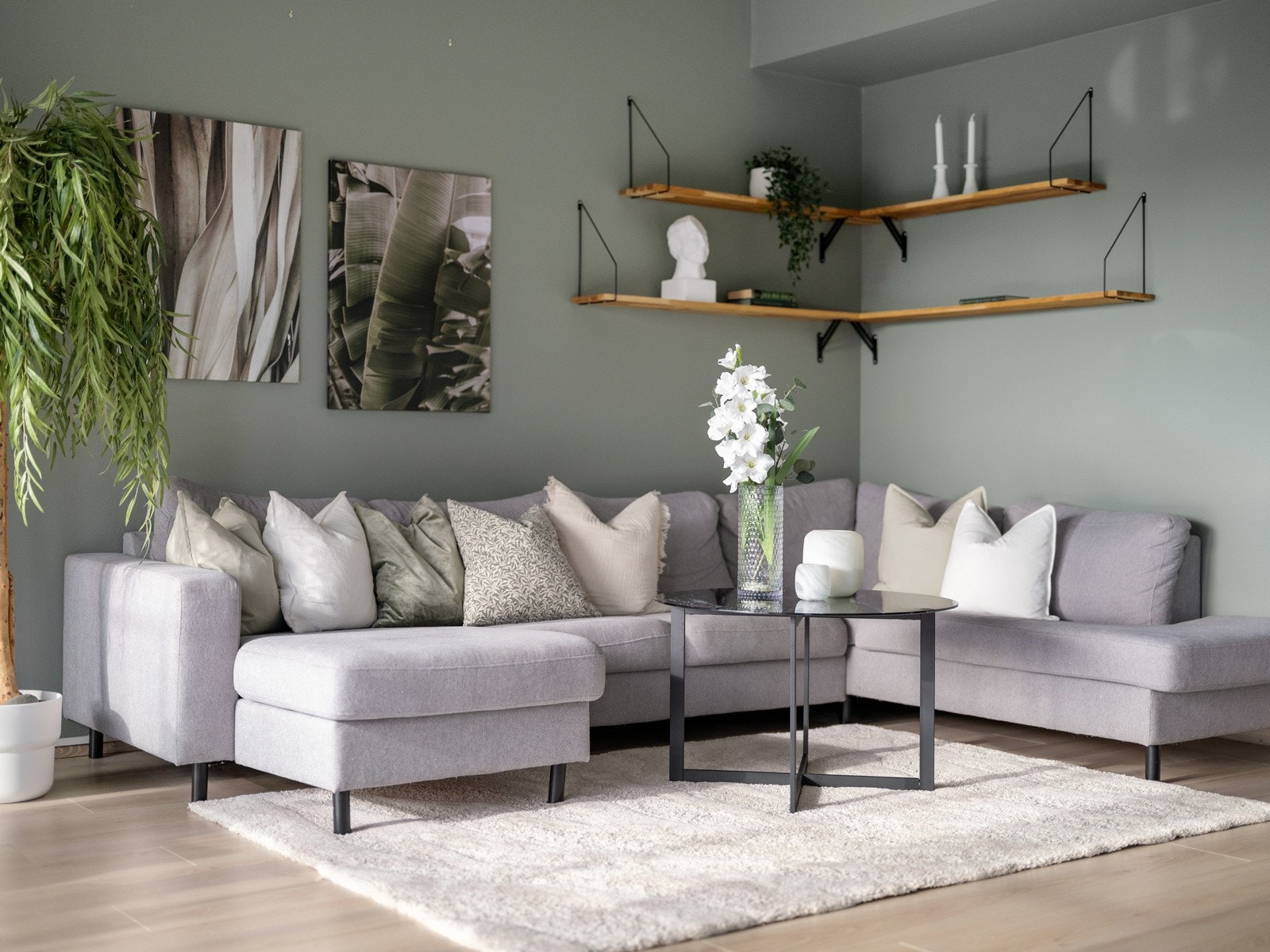 Detaljbilde stue. Galleribilde