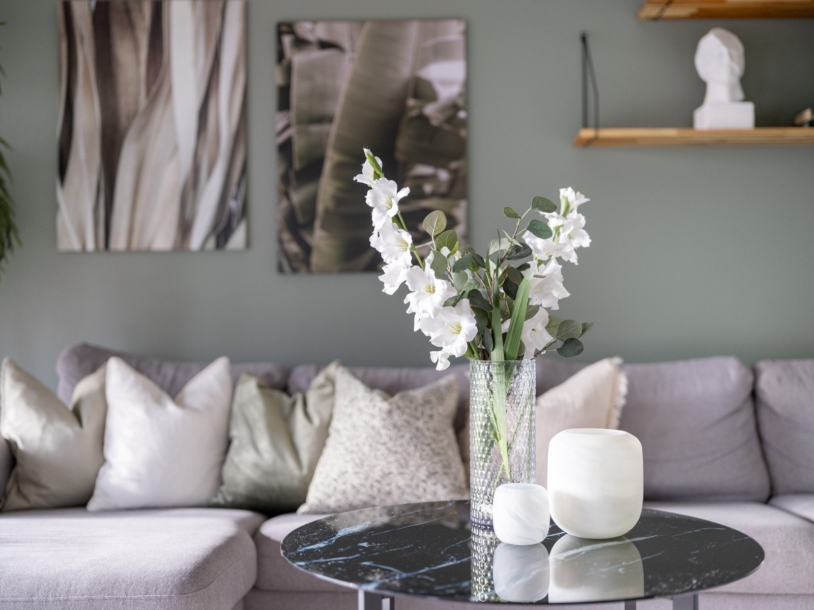 Detaljbilde stue. Galleribilde