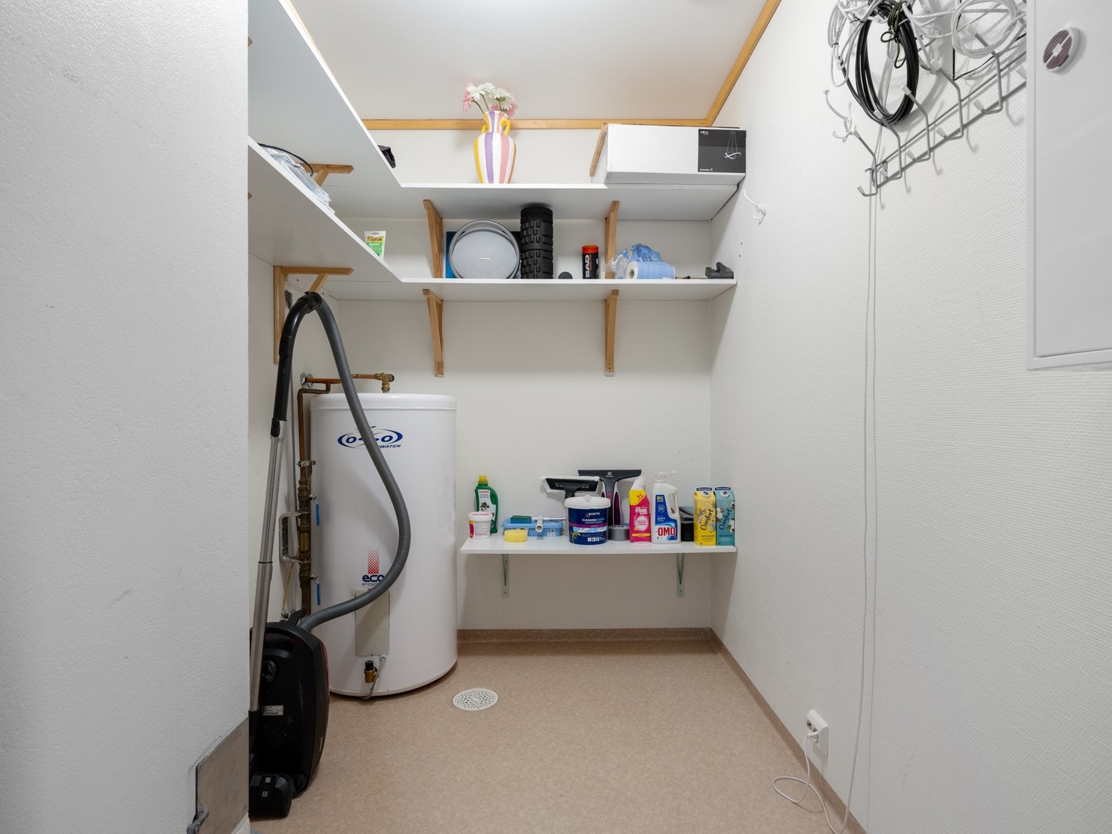 Leiligheten har både en innvendig og en utvendig bod. Galleribilde