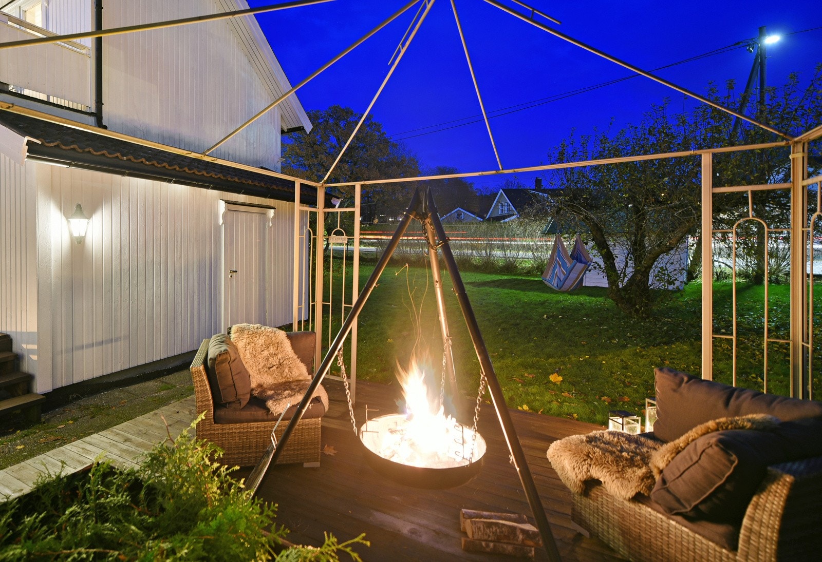 Koselig hage Galleribilde