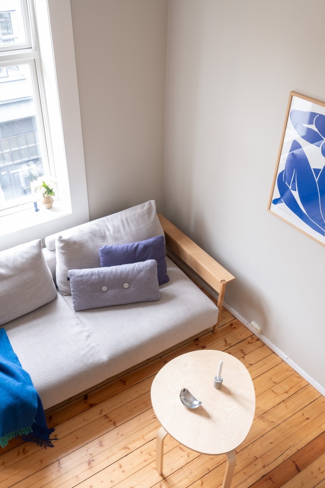 Leiligheten har en takhøyde på 3.20 meter Galleribilde