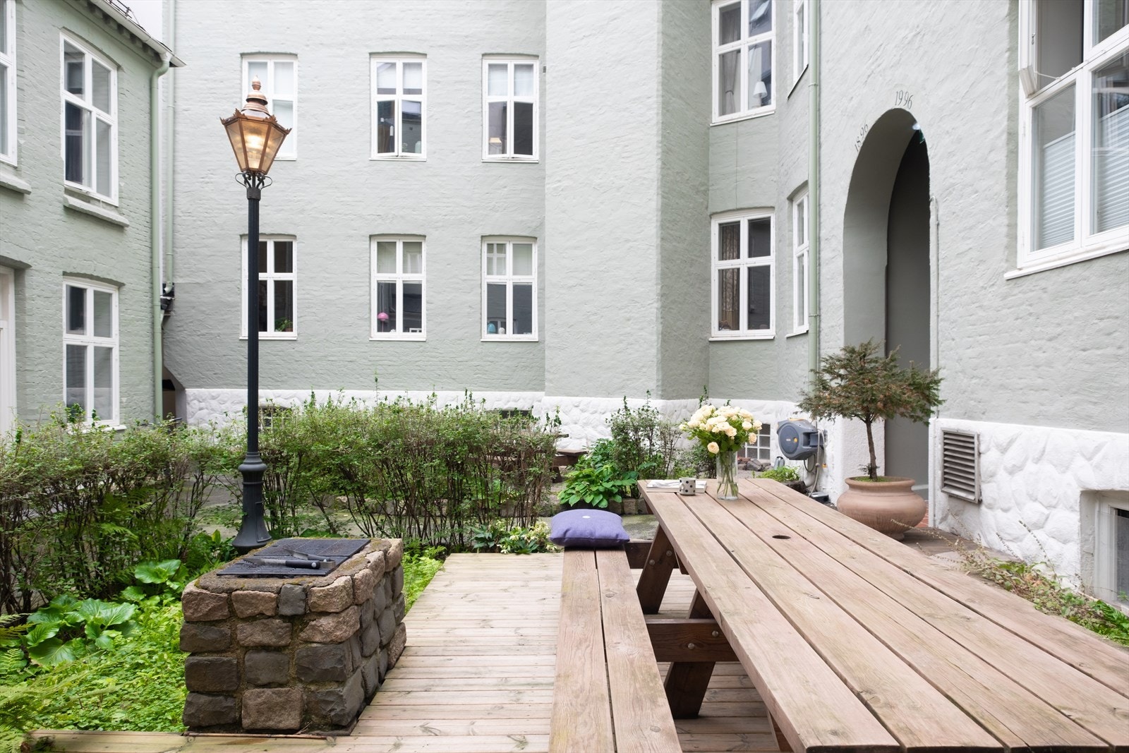 Grill er tilgjengelig for beboerne. Galleribilde