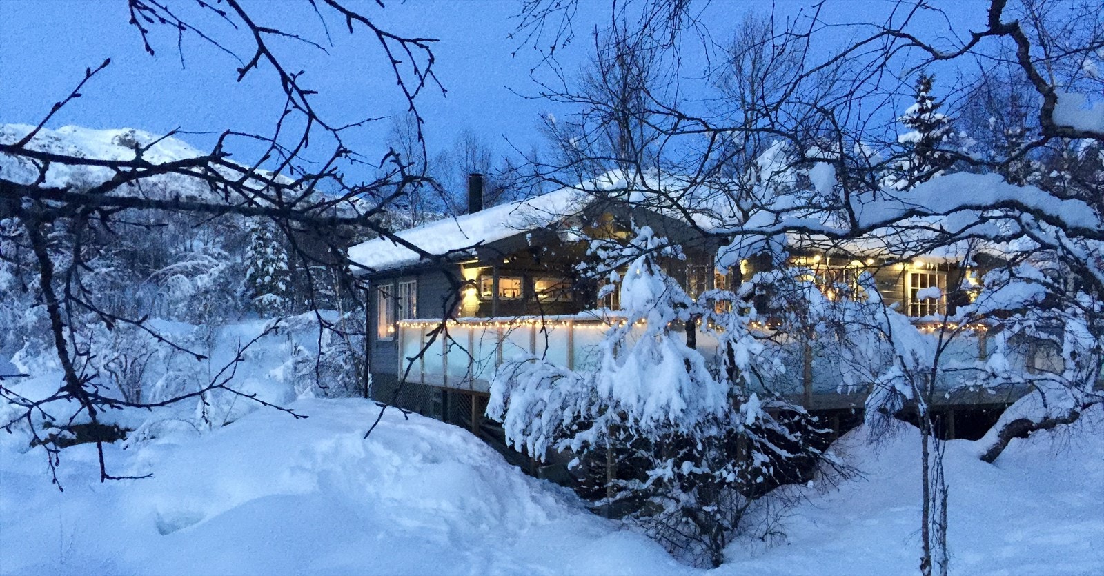 Vinterstemning Galleribilde