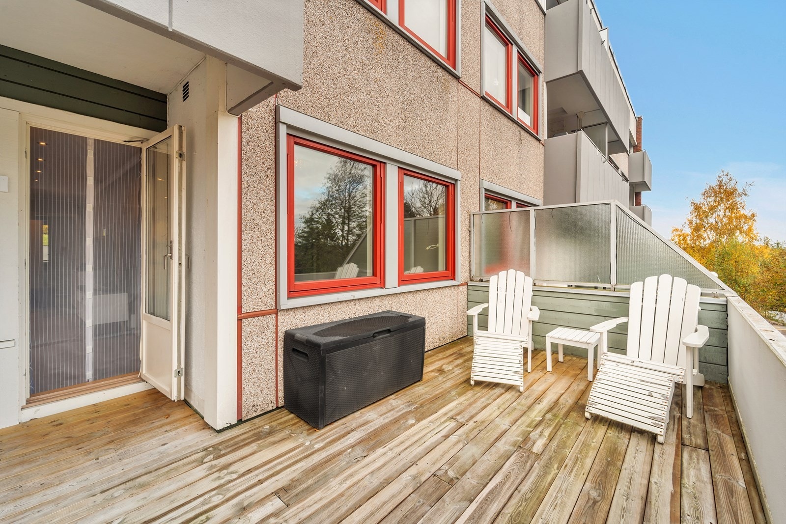 Her er det plass til diverse utemøblement, etter eget ønske. Galleribilde