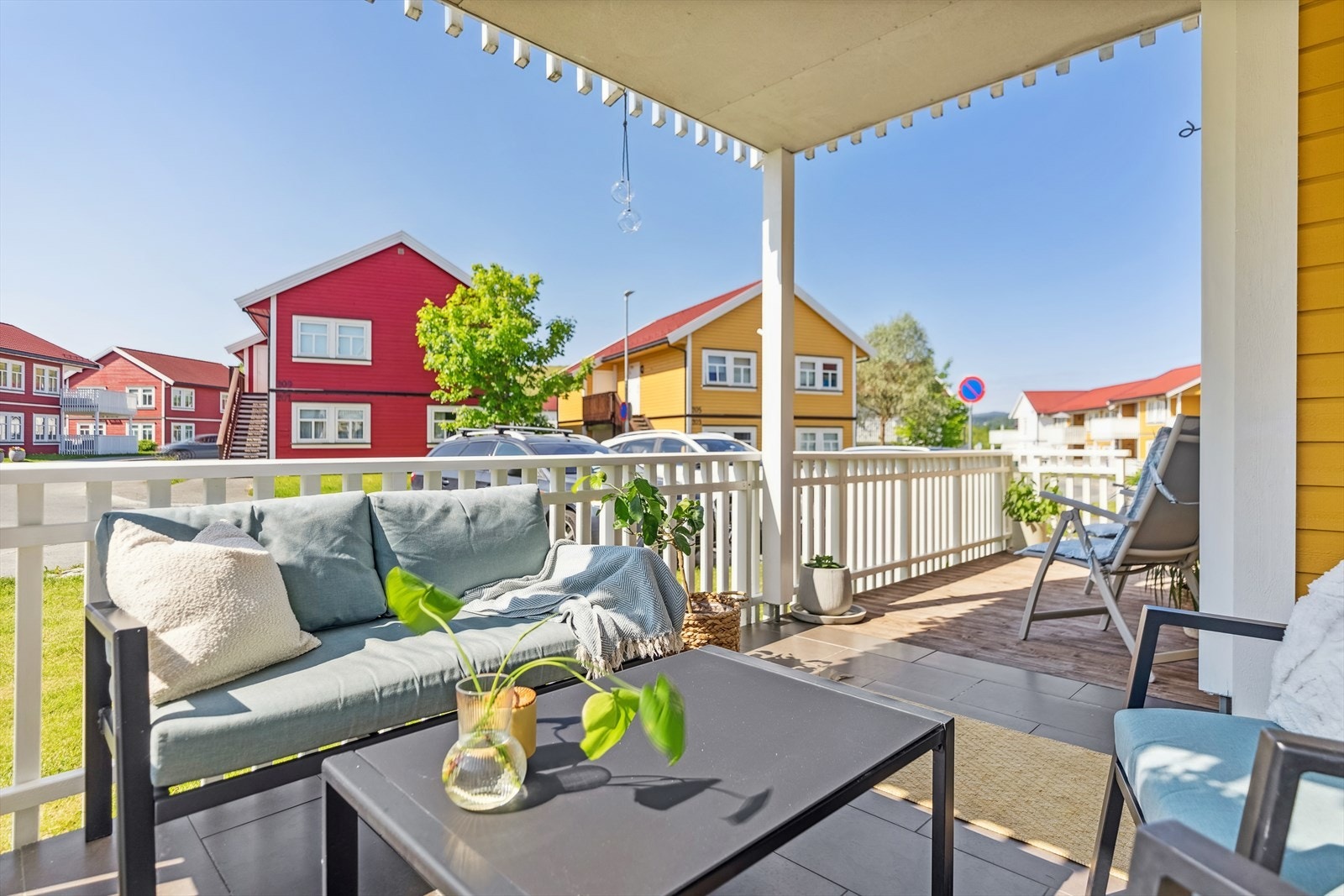 Her er det gode solforhold med sol fra morgen til kveld. Galleribilde