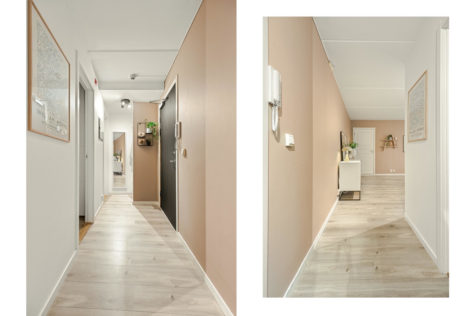 Det er gode muligheter til å henge fra seg jakker og plassere sko i gangen. Innerst til venstre i gangen er det en praktisk, innvendig bod på 1 m². Galleribilde