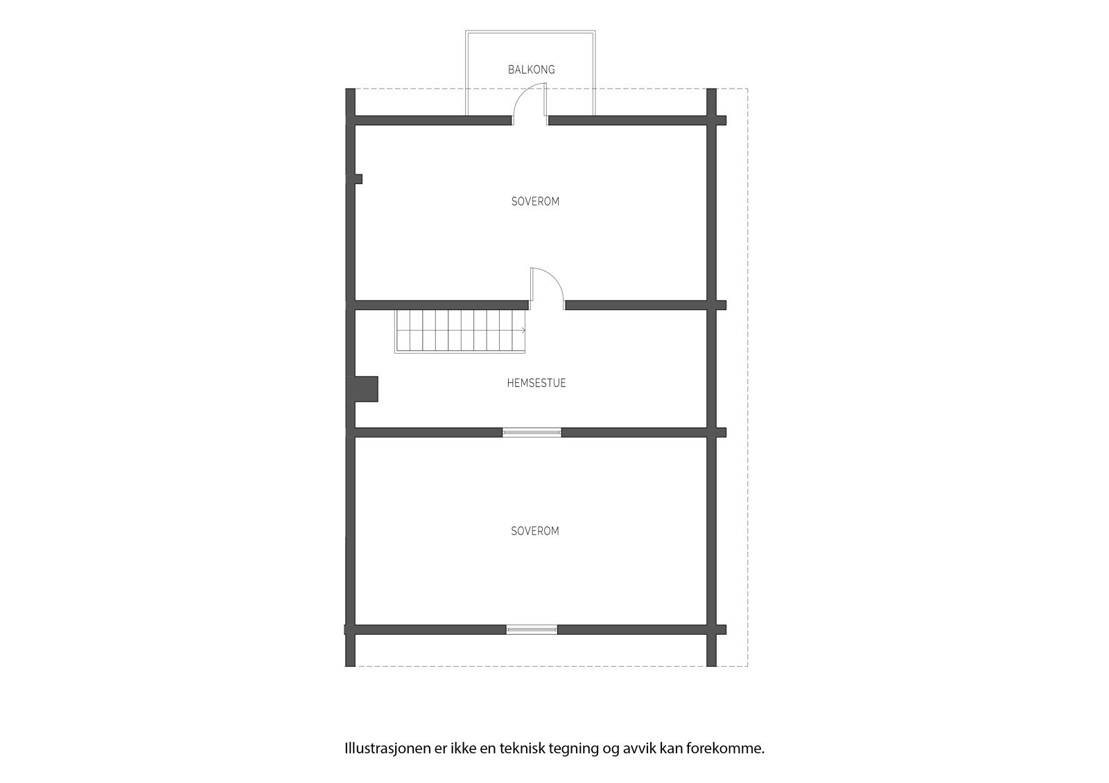 plantegning 2 etg Galleribilde