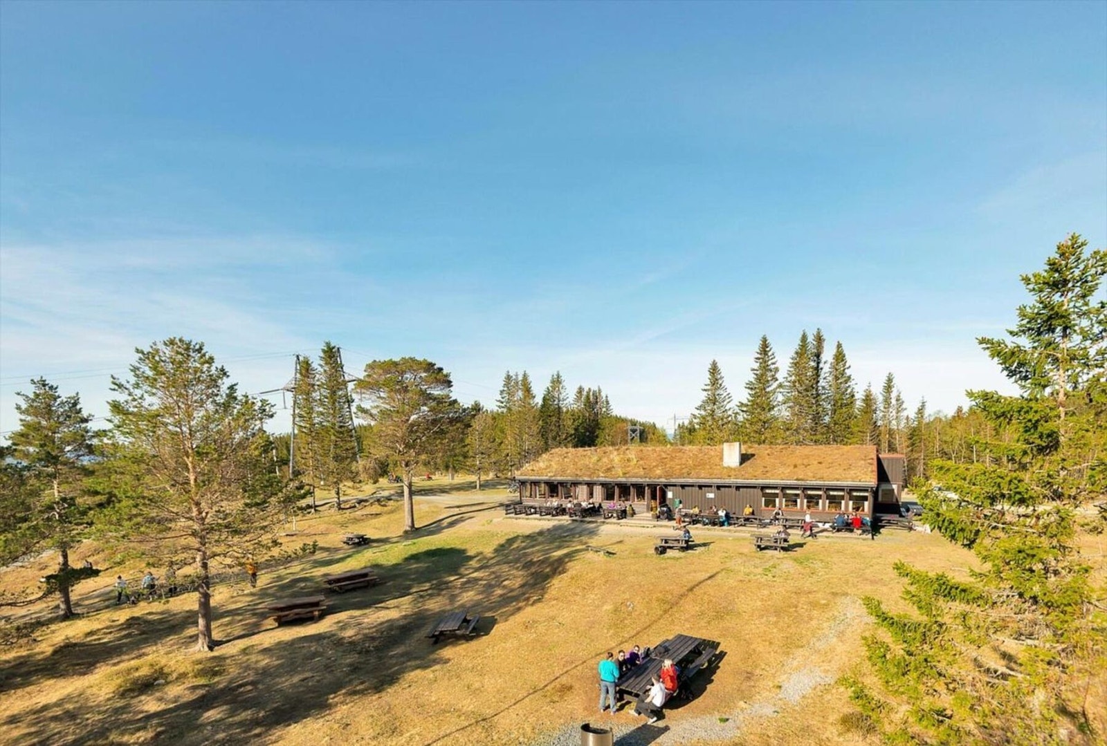 Kort vei til flotte turmuligheter i Estenstadmarka. Galleribilde