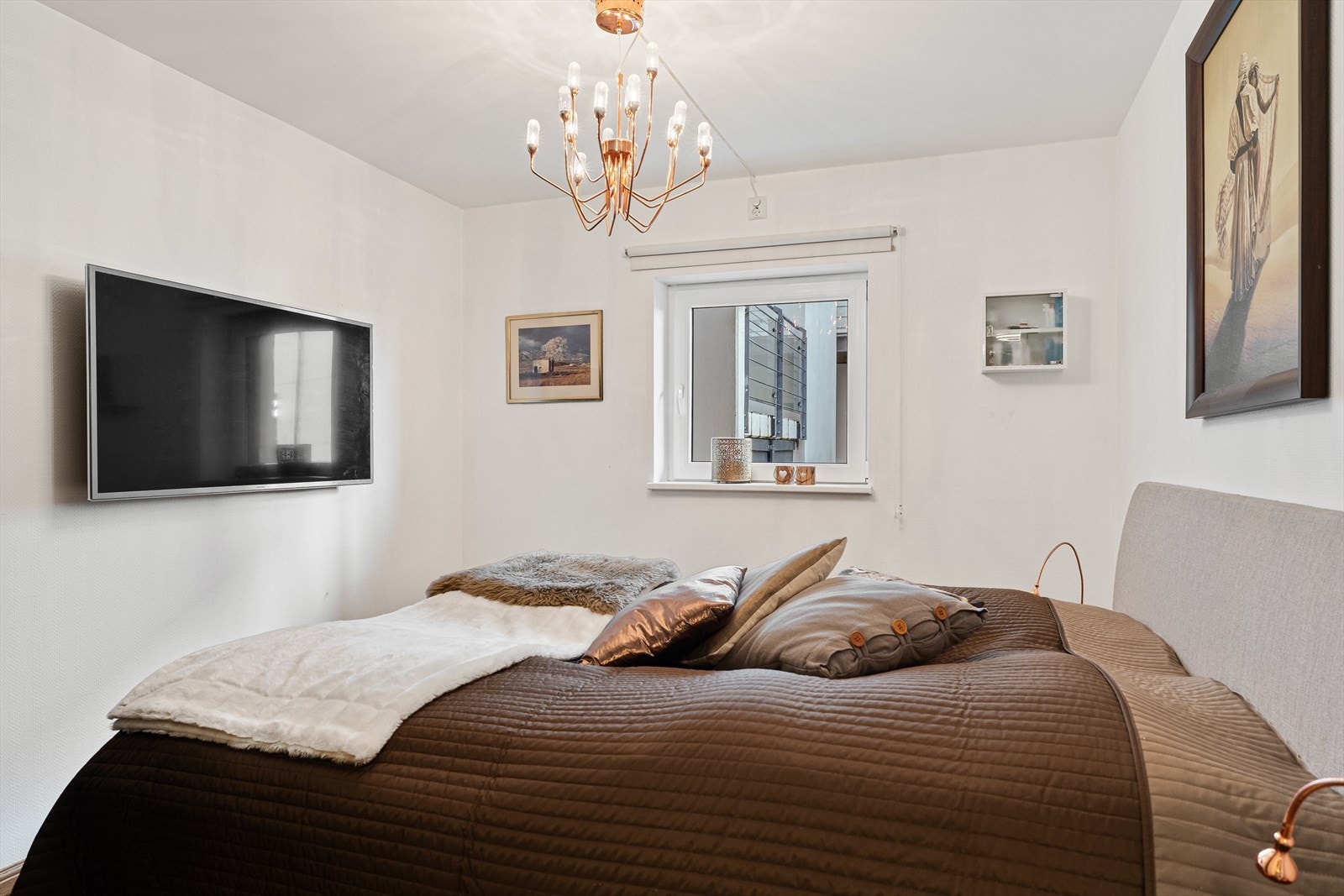 Leiligheten har totalt tre soverom Galleribilde