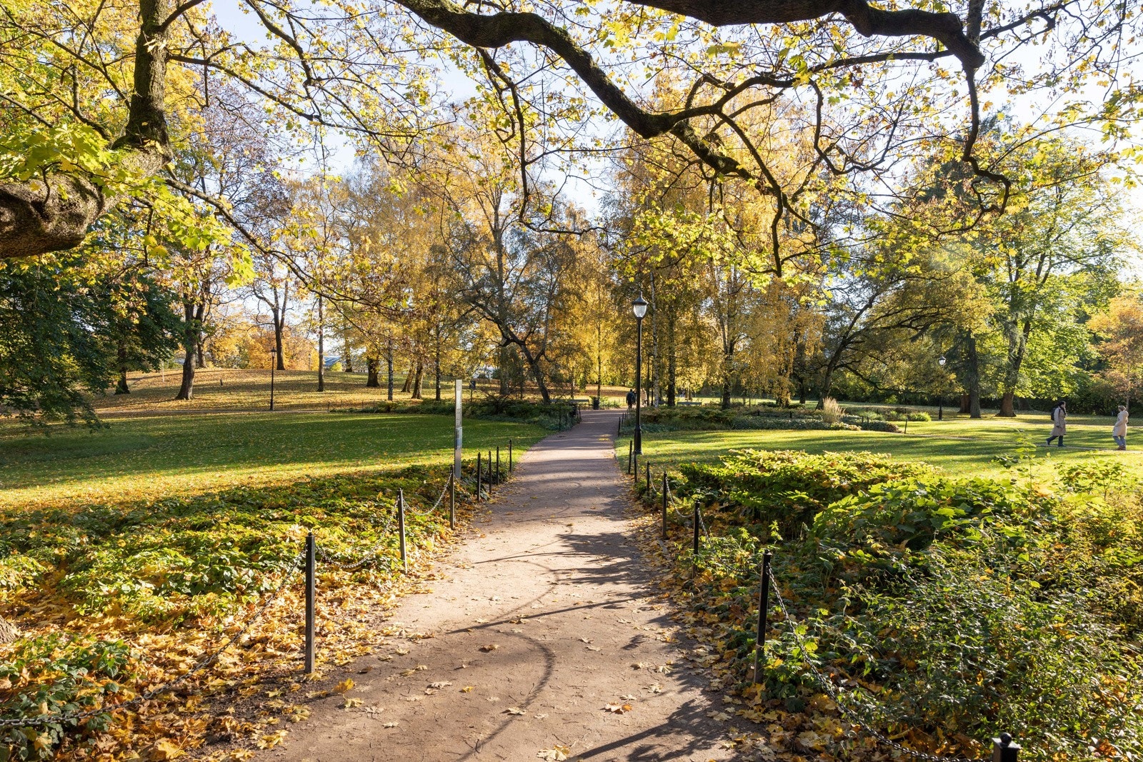Slottsparken. Galleribilde