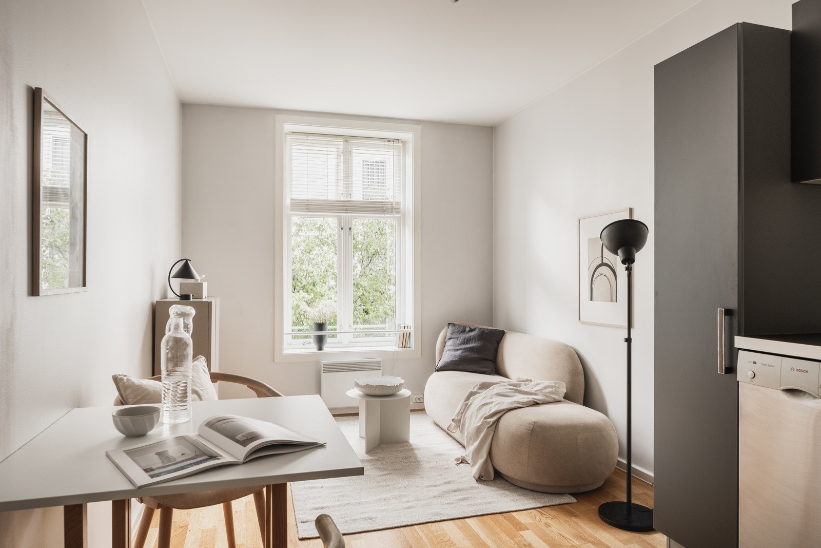 Leiligheten har en skjermet beliggenhet i en rolig blindgate. Galleribilde