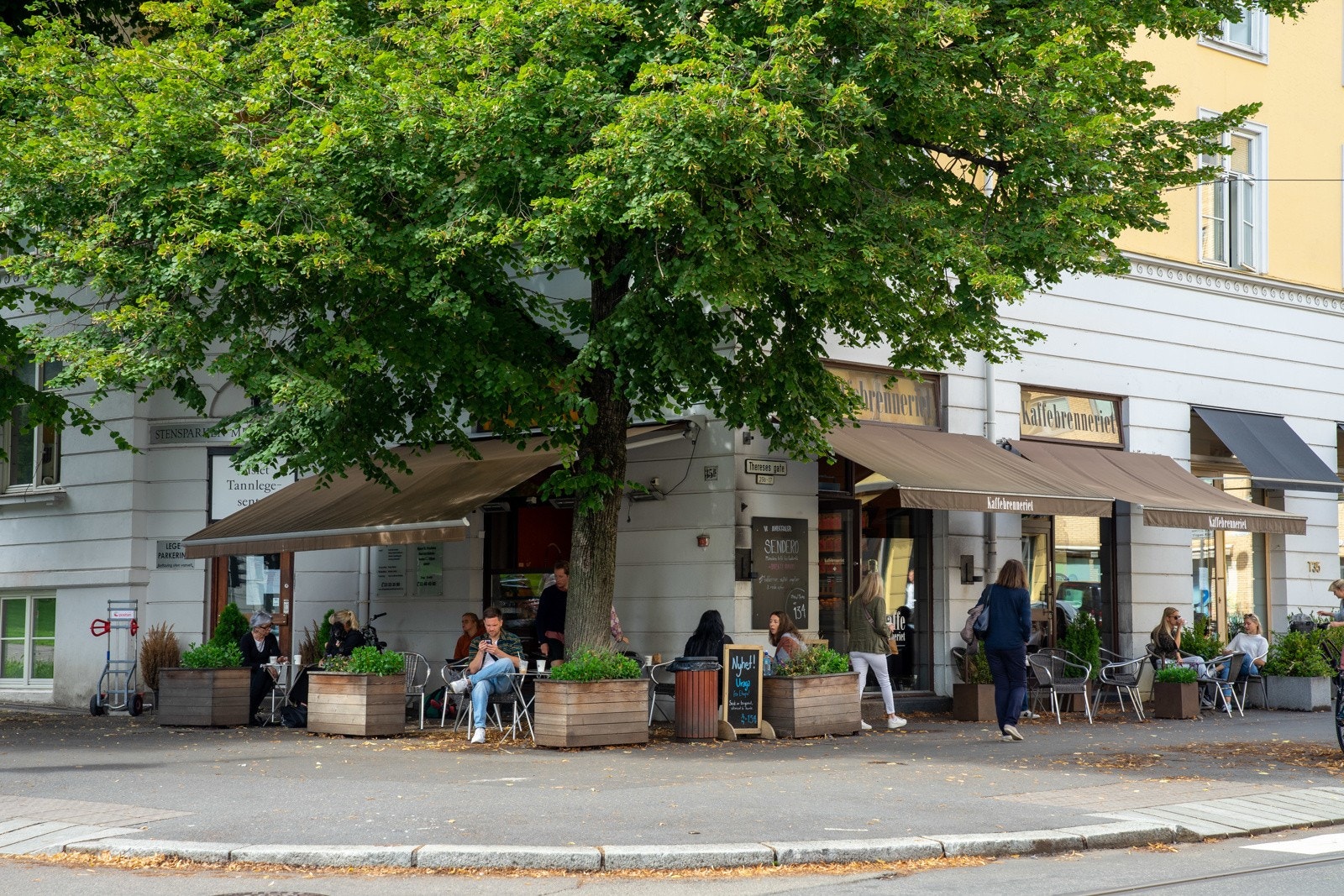 Kaffebrenneriet Thereses gate ligger kun 10 minutters gange fra leiligheten. Galleribilde