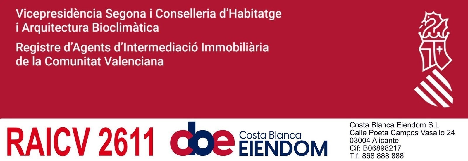 Costa Blanca Eiendom - autorisert og godkjent eiendomsmeglerfirma Galleribilde