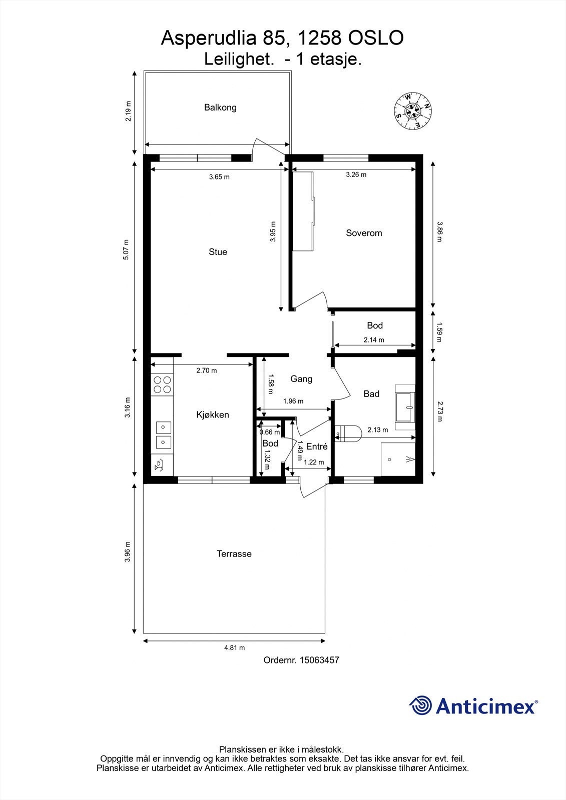 Plantegning Galleribilde