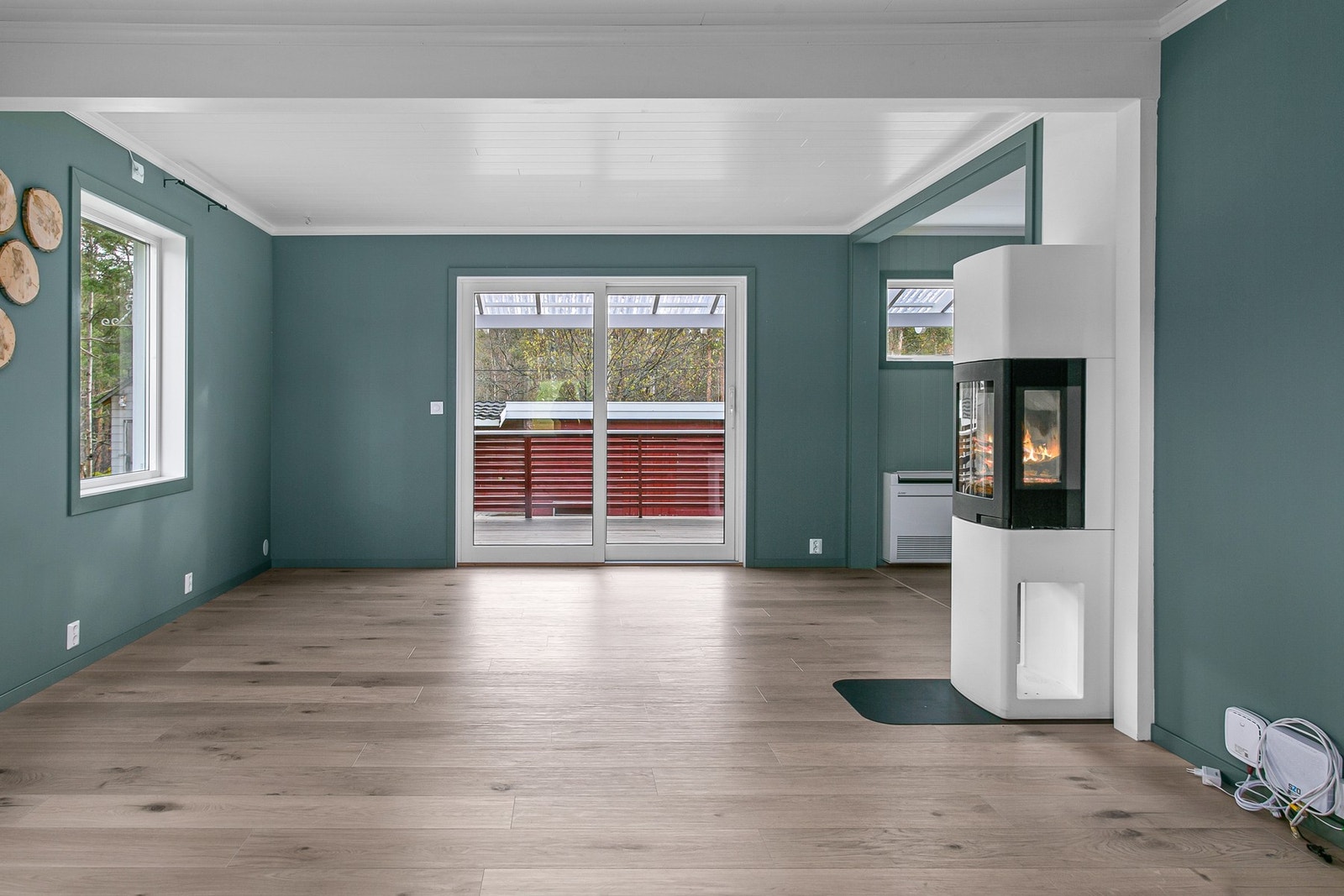 Stue med utgang til terrasse. Galleribilde