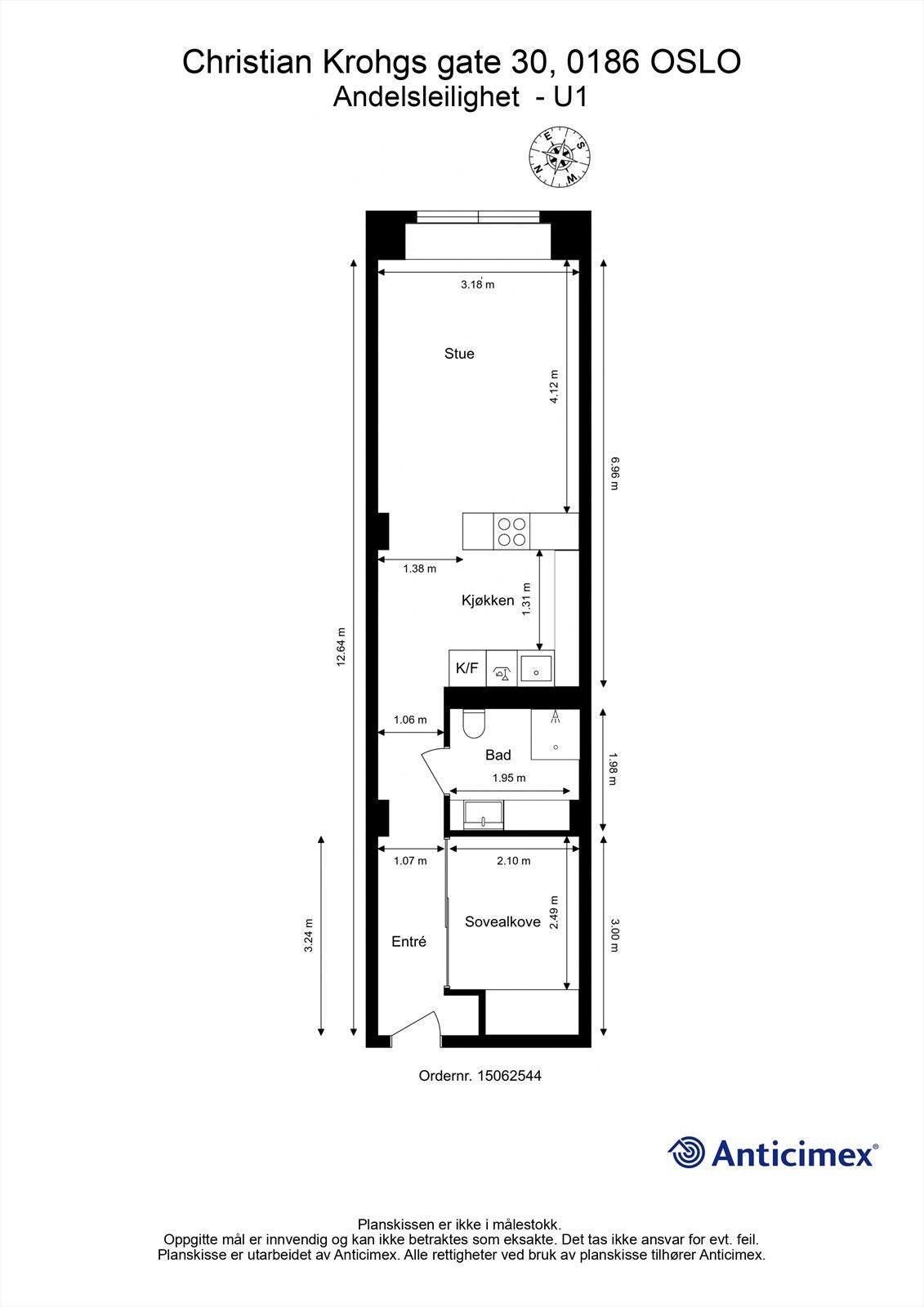 Plantegning Galleribilde