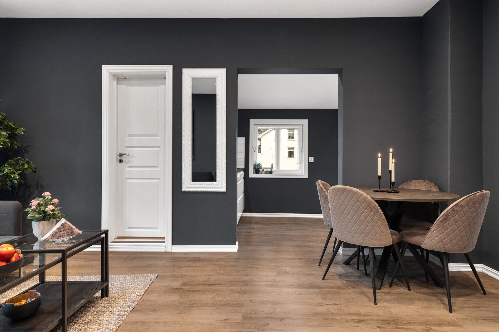 Leiligheten er arealeffektiv og har en god planløsning Galleribilde