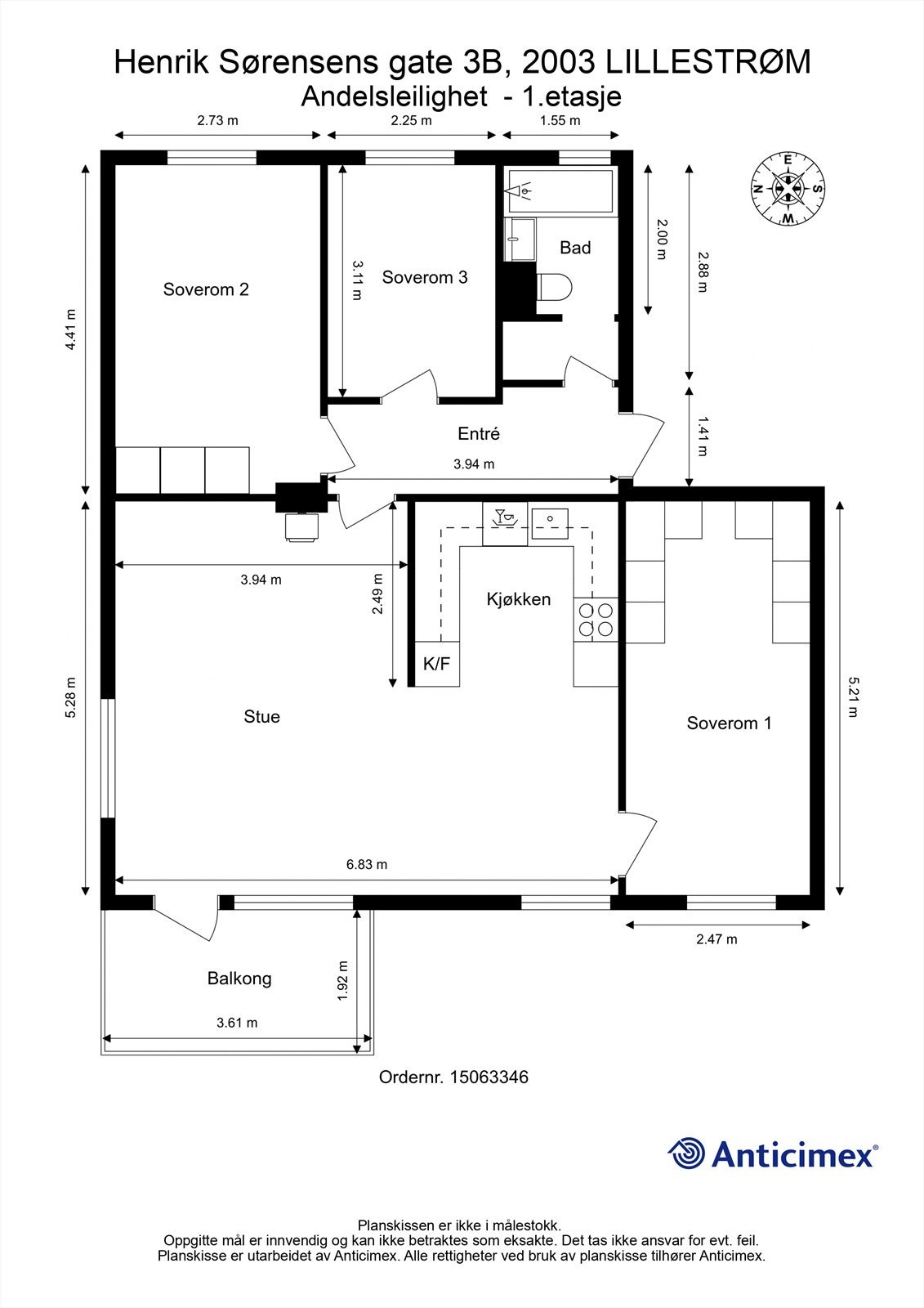 Plantegning Galleribilde