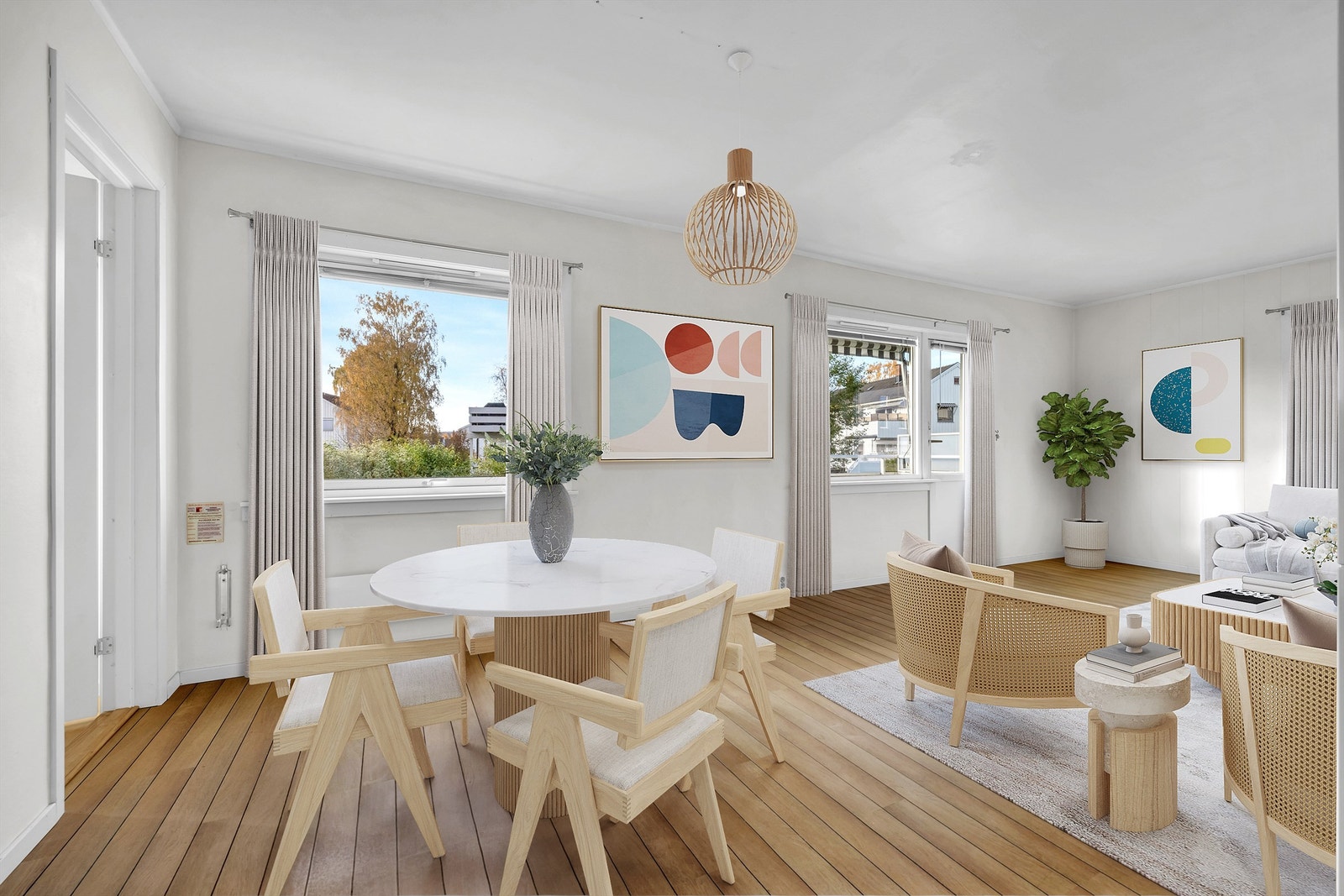 Leilighet på totalt 94kvm med 3 soverom og 3 boder i Lillestrøm sentrum, mulighet for garasje etter venteliste Galleribilde