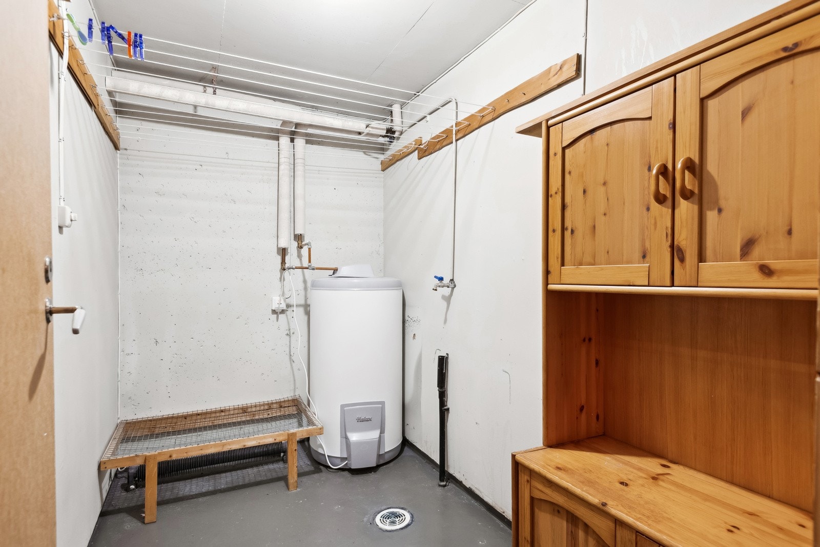 I kjelleren er det også eget vaskerom. Galleribilde
