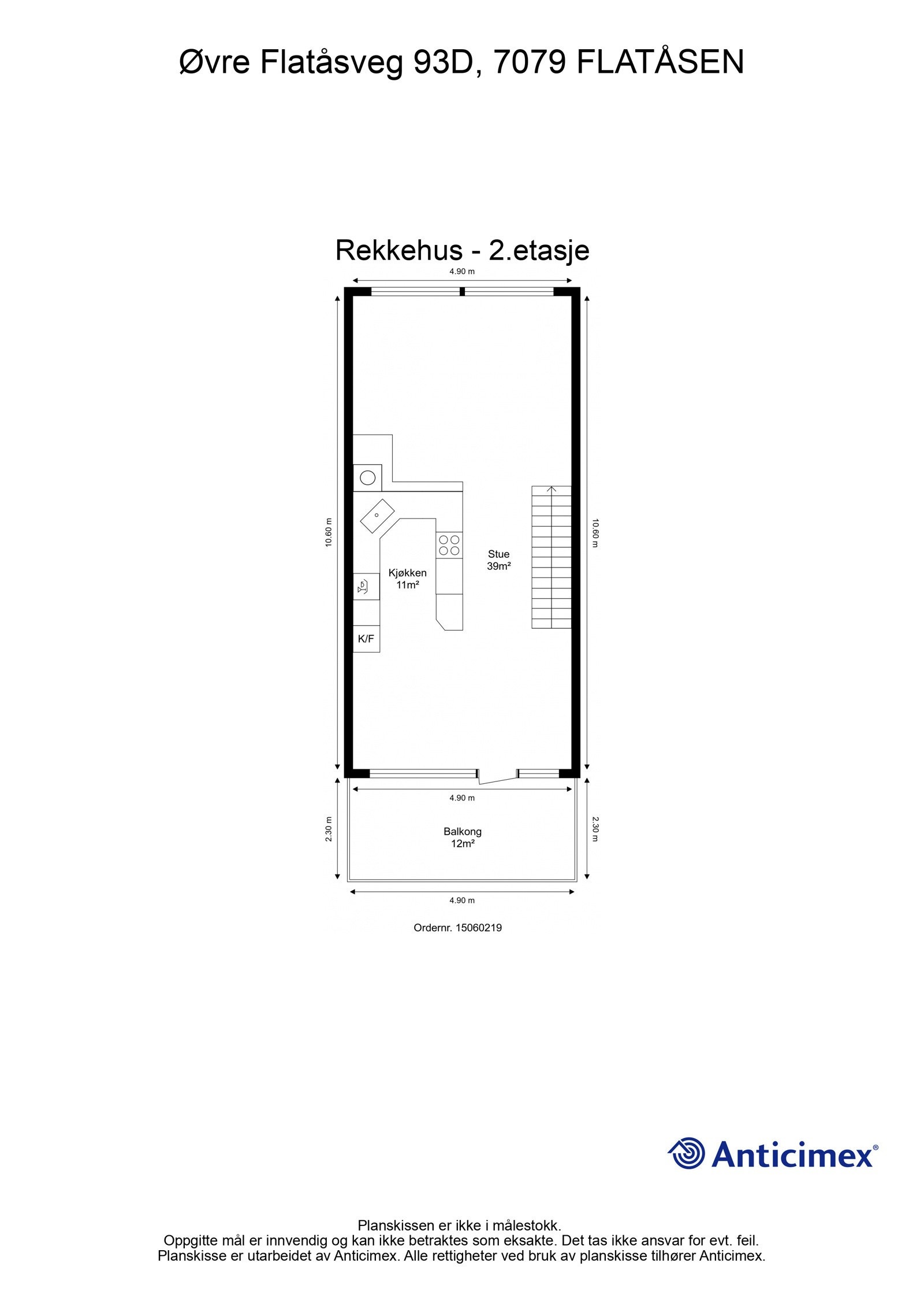 Plantegnng 3. etasje Galleribilde