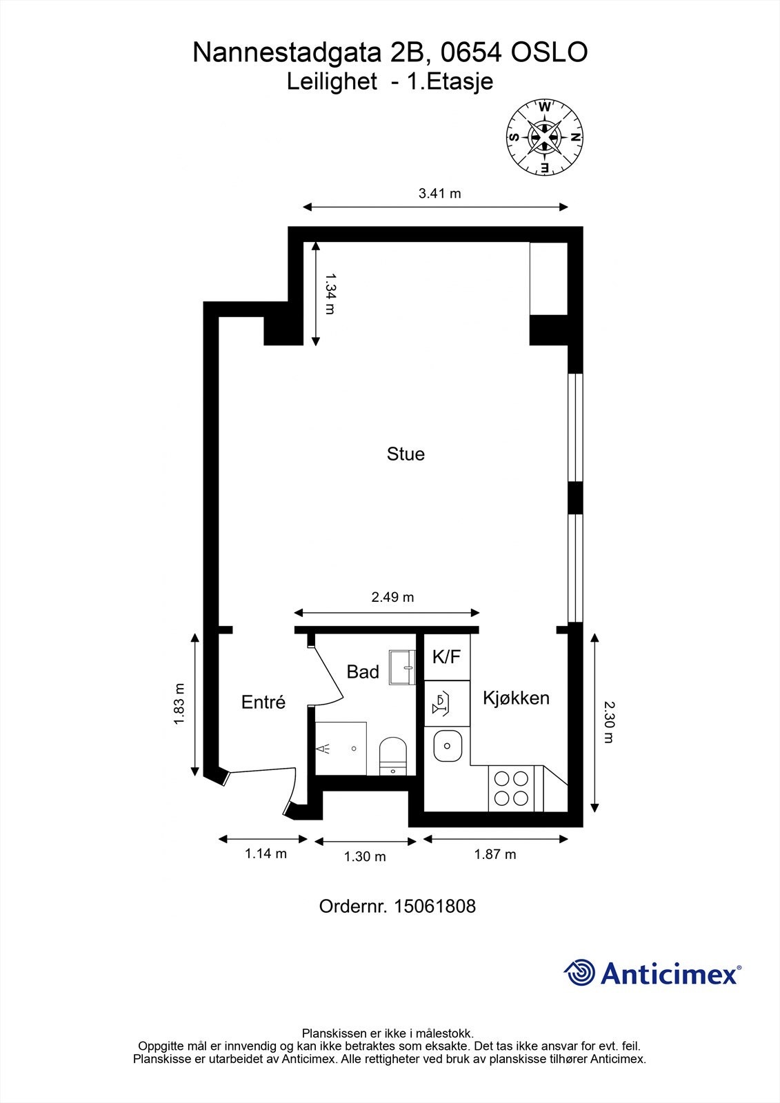 Plantegning Galleribilde