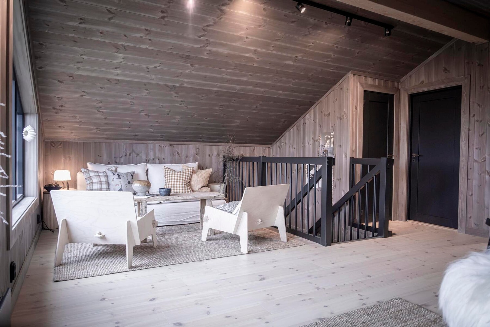 Foto fra en oppstue i en tilsvarende spesialtilpasset hytte Galleribilde