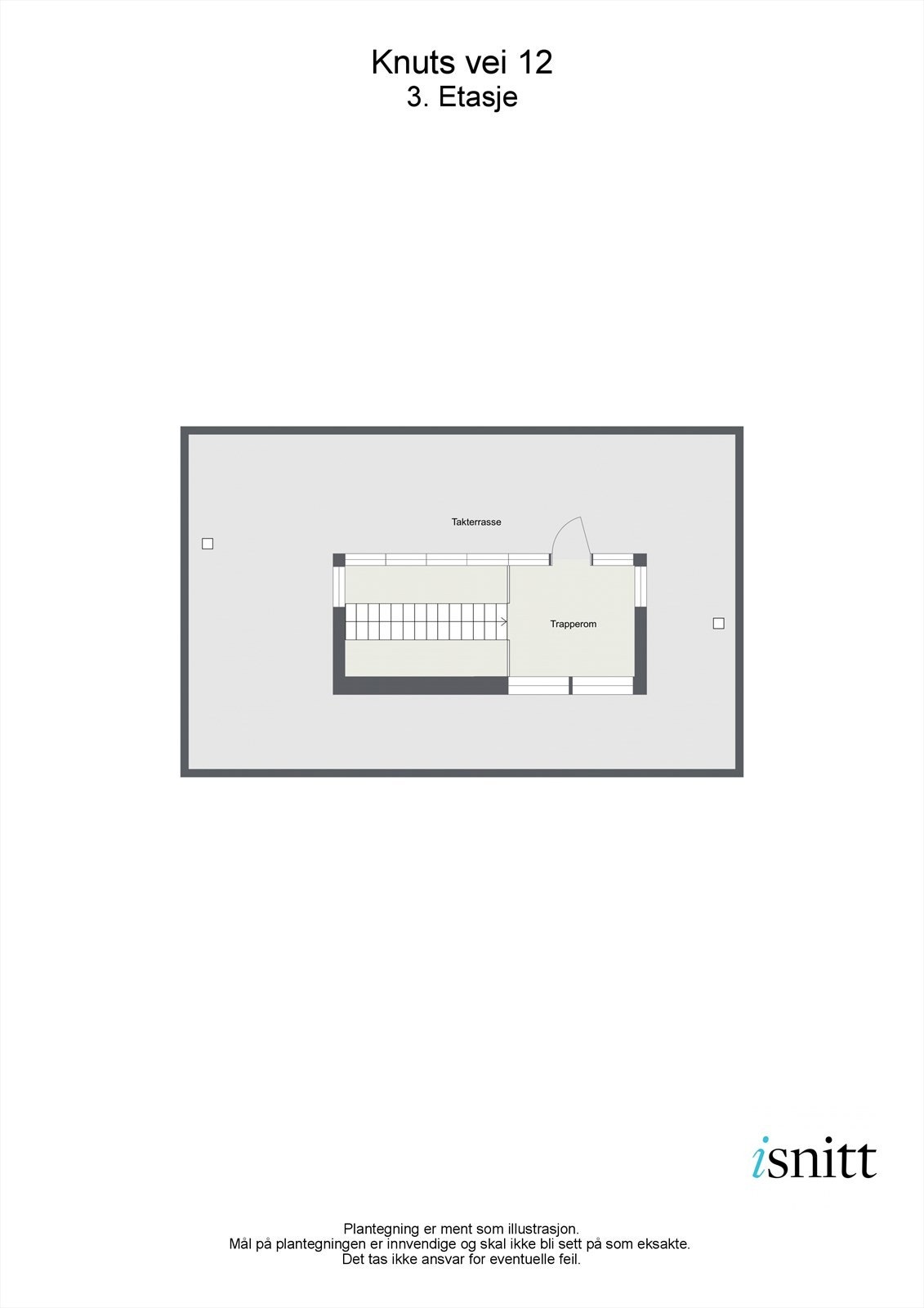 Plantegning 3. etasje Galleribilde