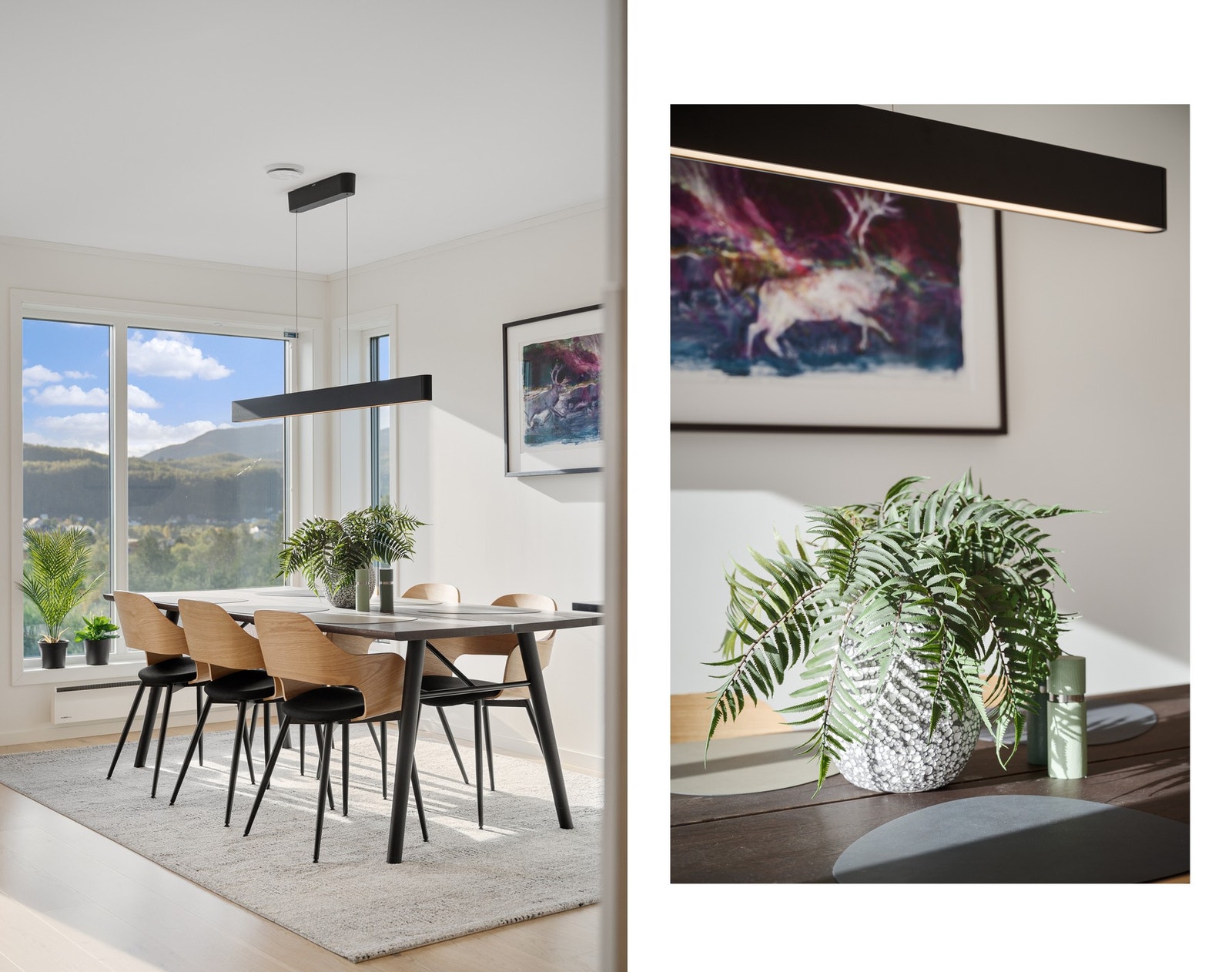 Her er det god plass for en stor spisestue Galleribilde