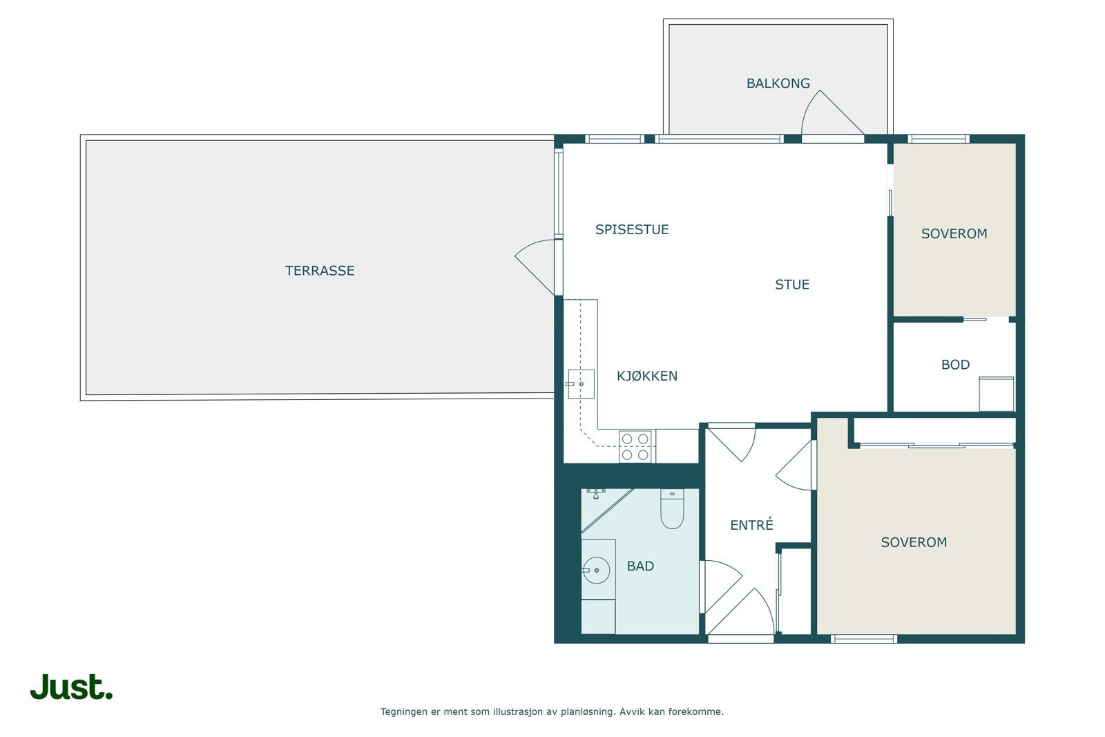 Planskisse Galleribilde