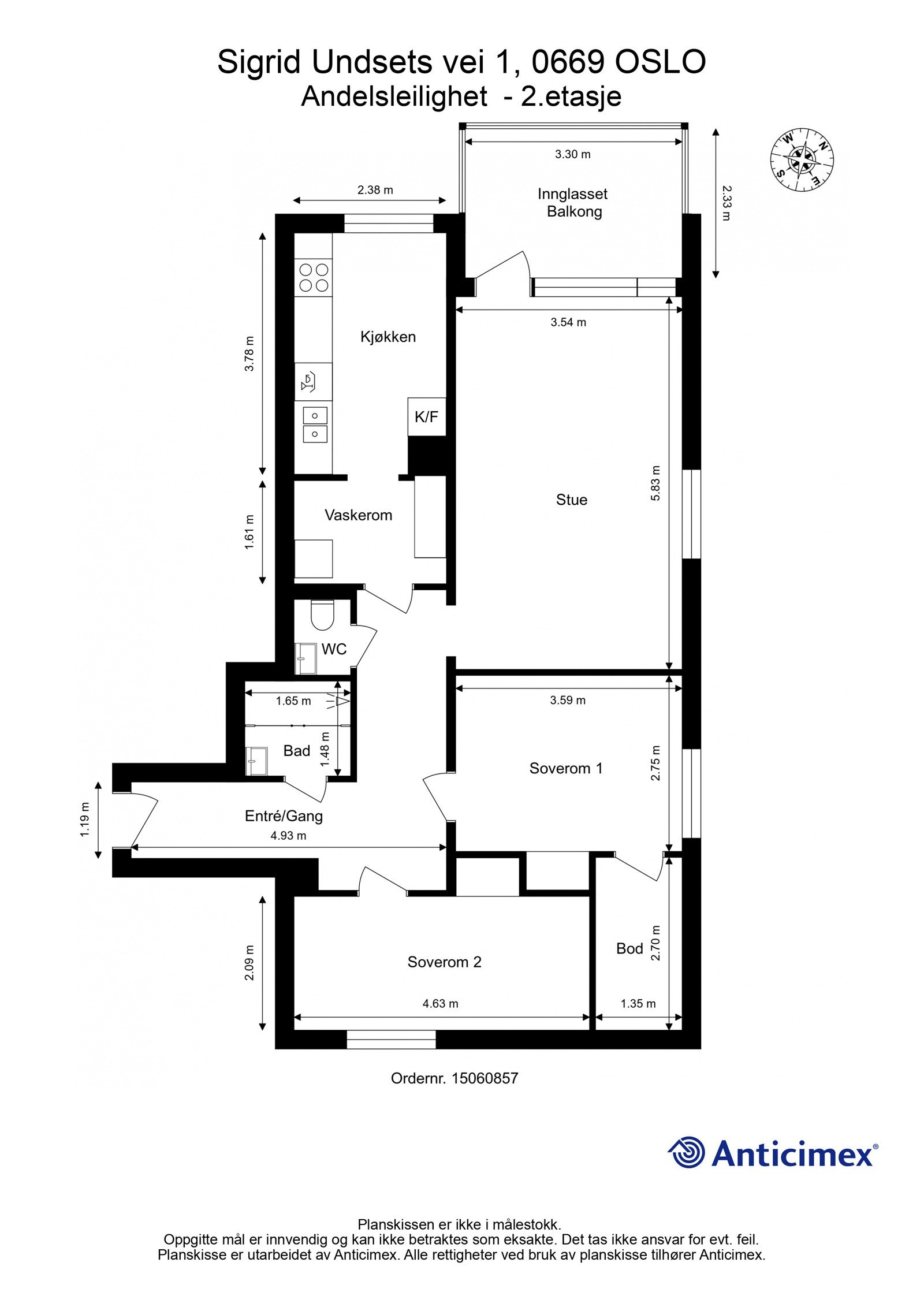 Plantegning Galleribilde