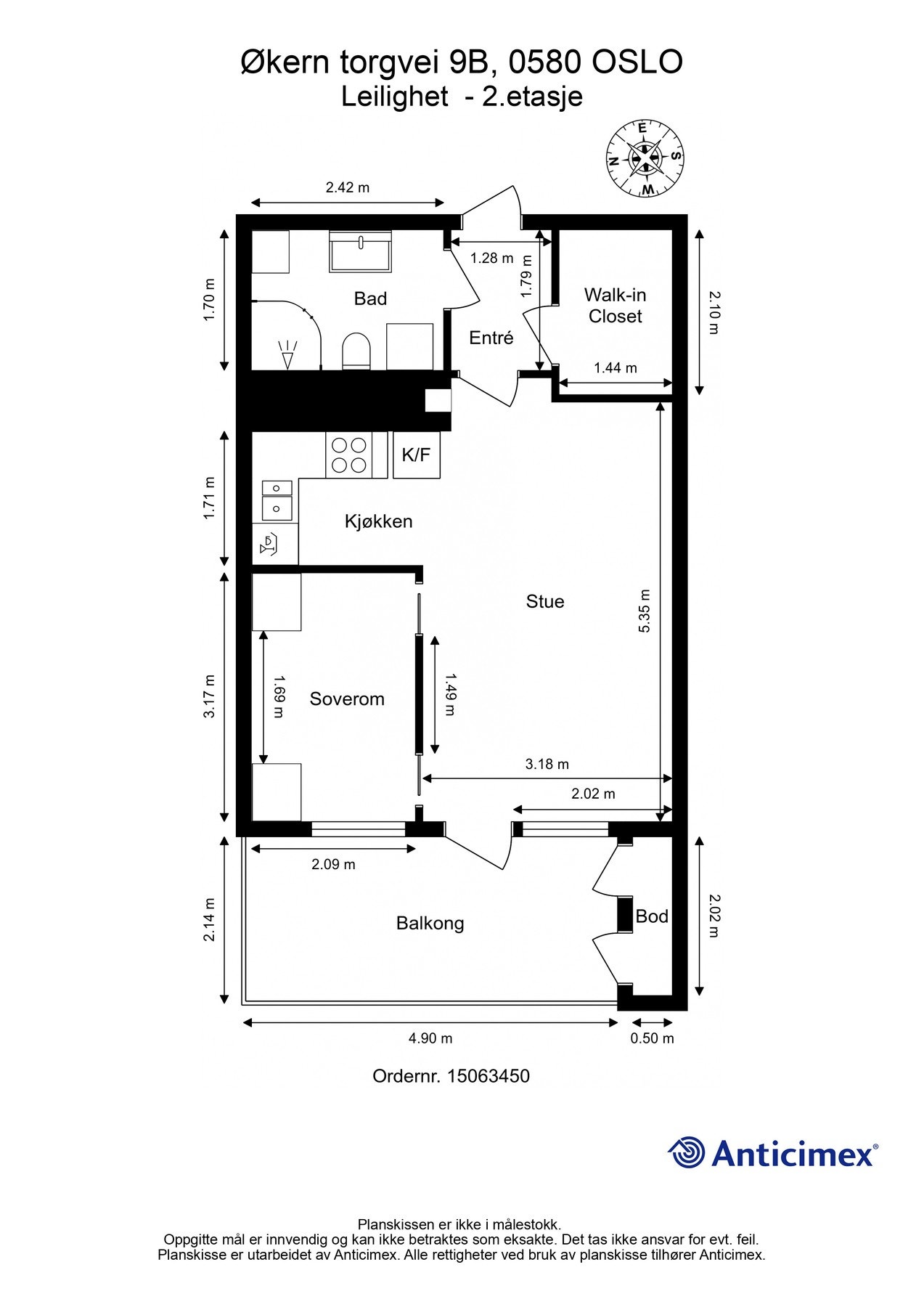 Plantegning. Galleribilde