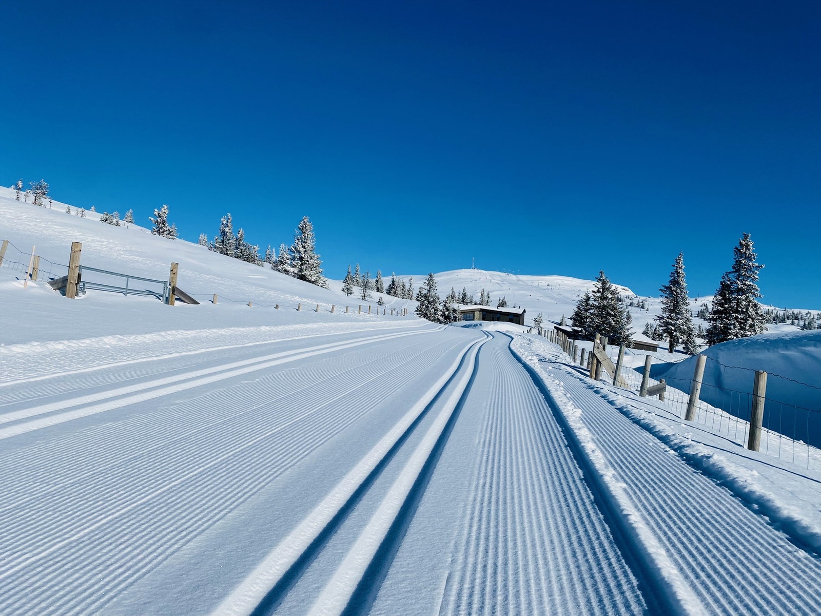 Området kan by på opptil 22 km med preparerte løyper. Galleribilde