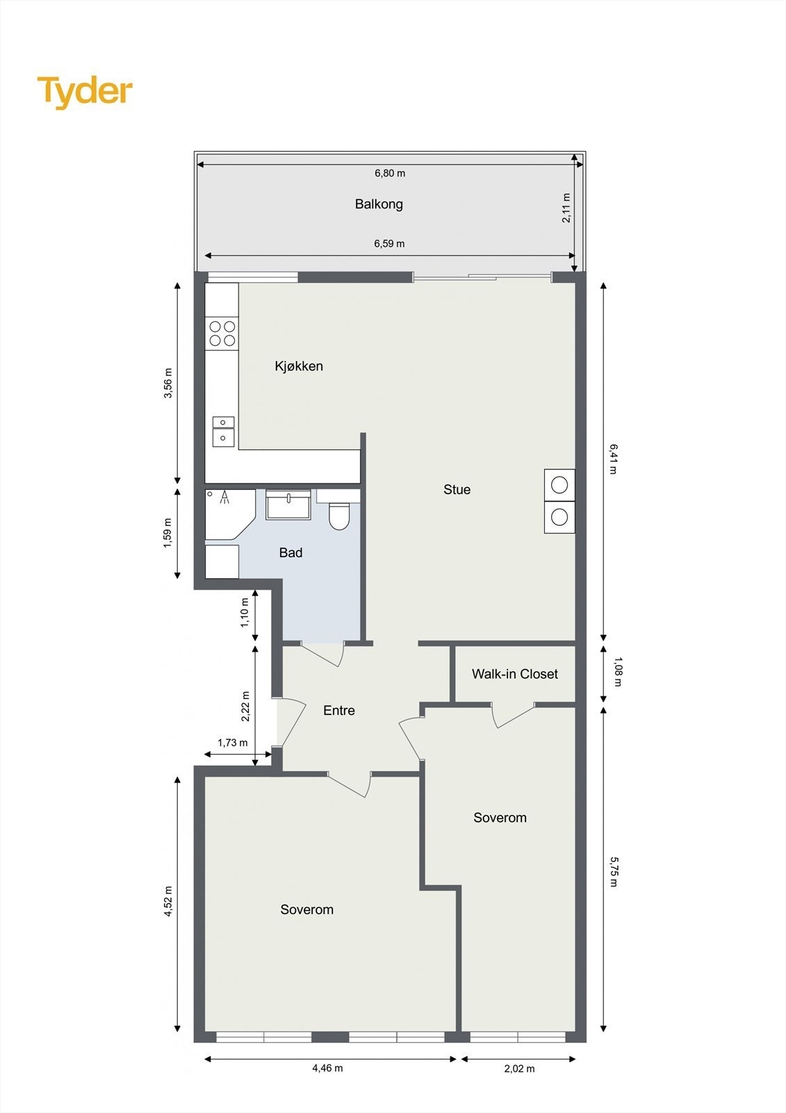 Planskisse Galleribilde