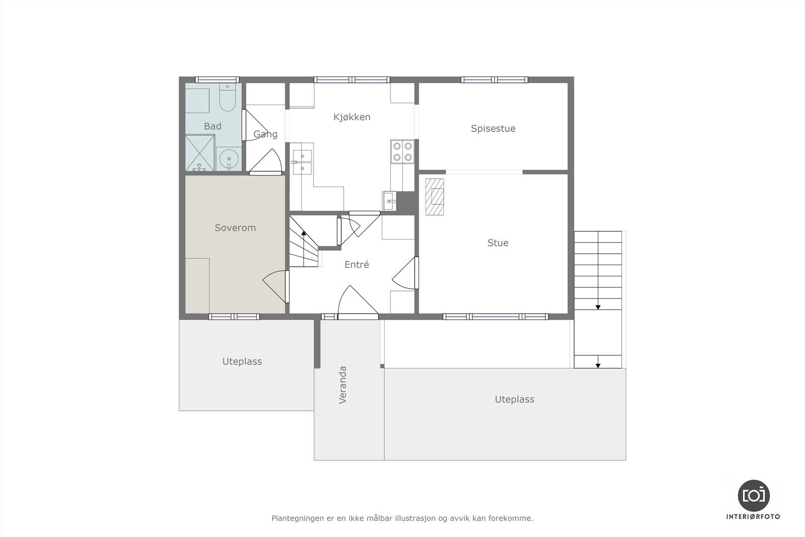 Plantegning Galleribilde