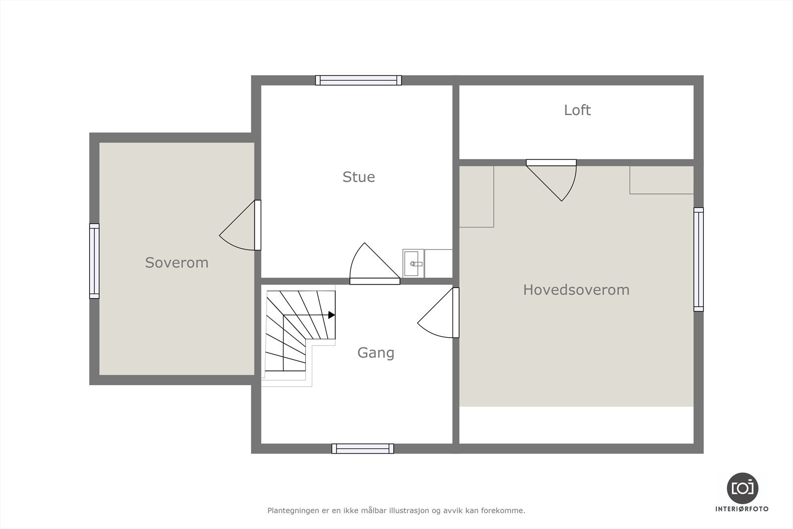 Plantegning Galleribilde
