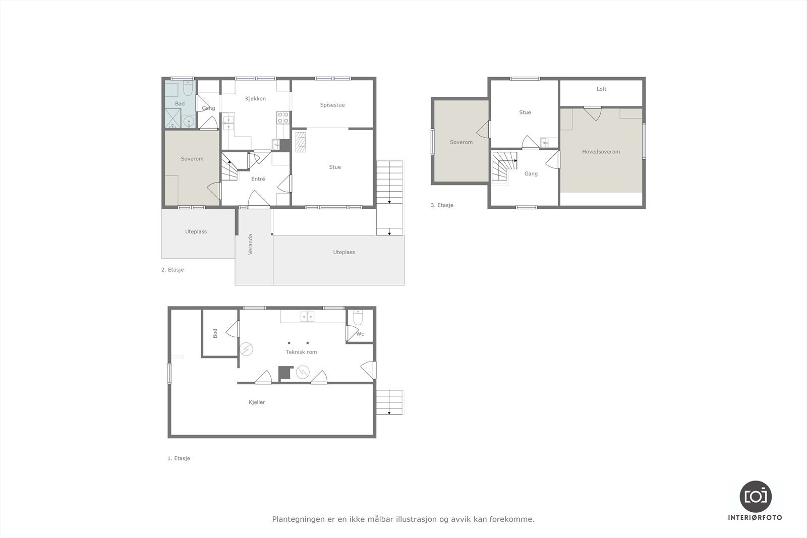 Plantegning Galleribilde