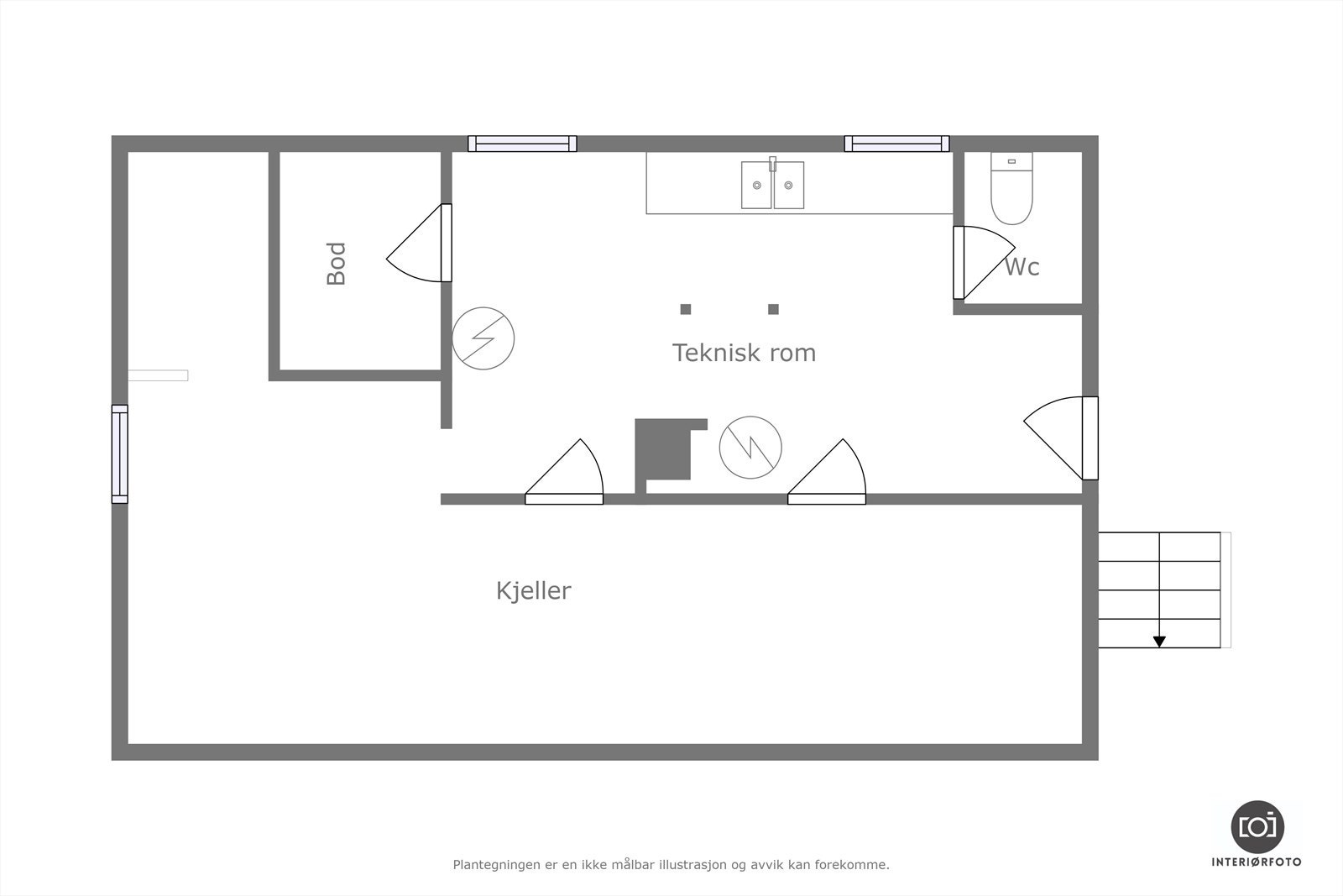 Plantegning Galleribilde