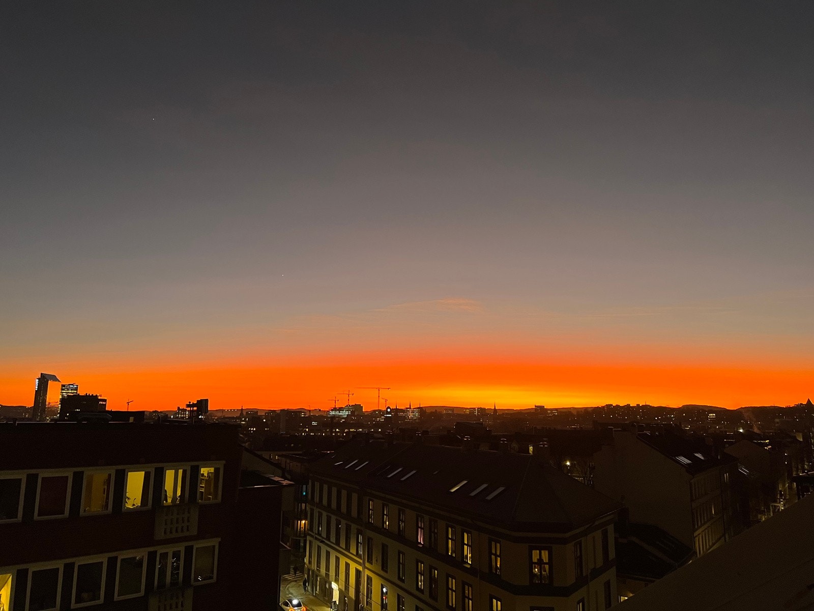 Vakker solnedgang fra verandaen (selgers eget bilde) Galleribilde