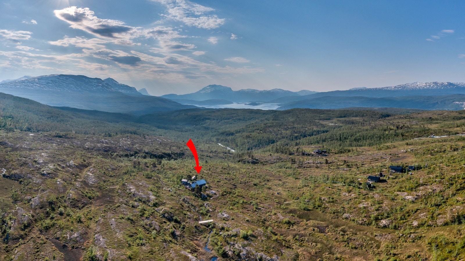 Flott beliggenhet i naturskjønne omgivelser Galleribilde