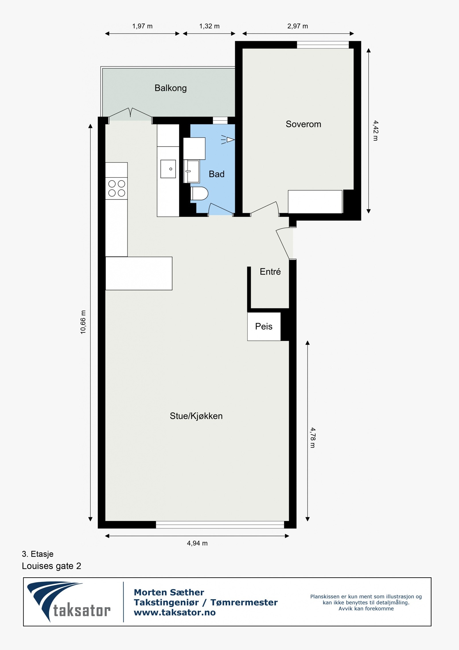 Plantegning Galleribilde