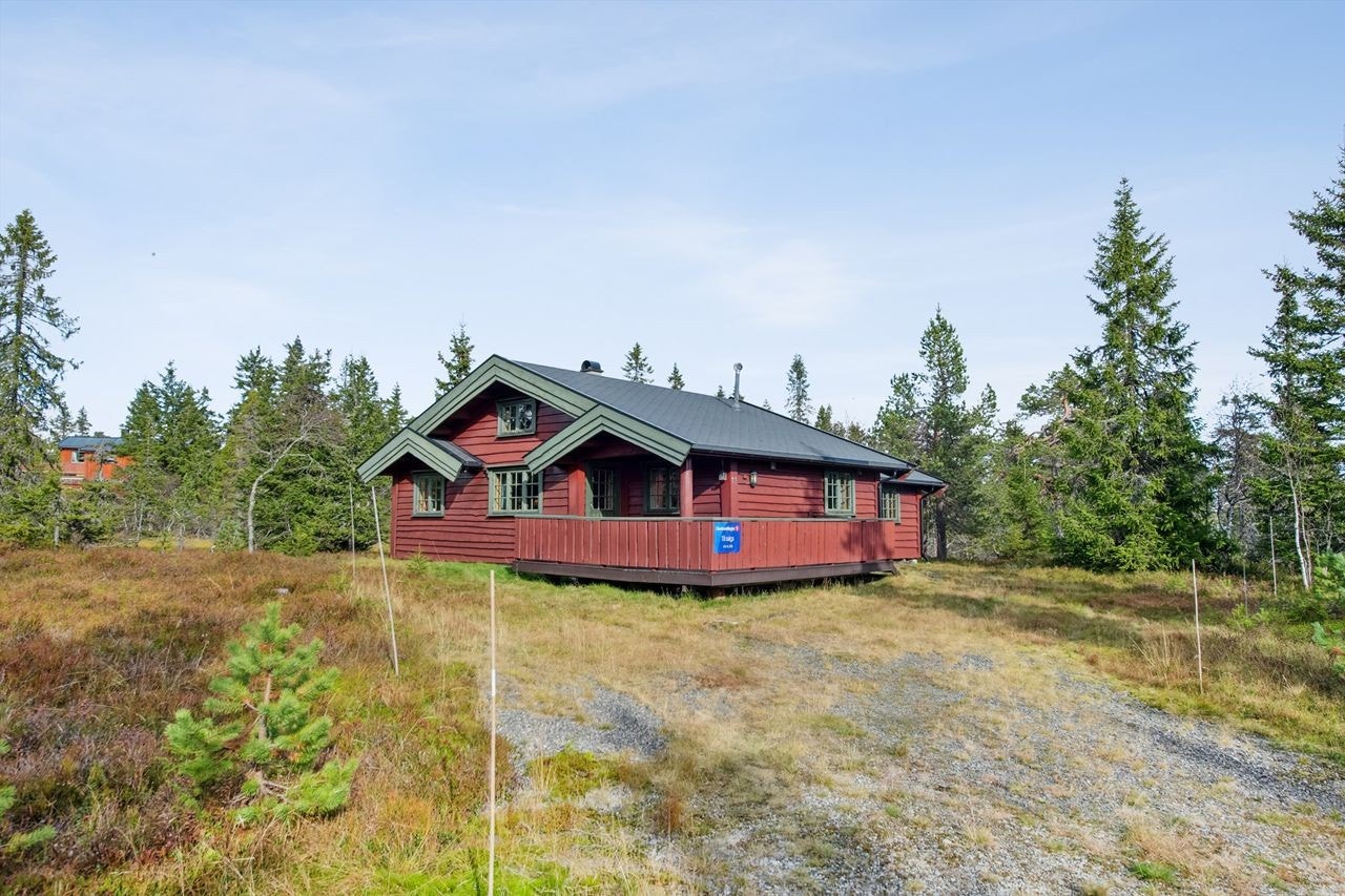 Fritidsbolig oppført i 2000 - Punktfeste på solrik naturtomt i Løiten Almenning Galleribilde
